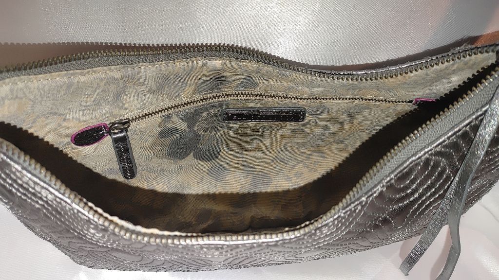 Elliott Elliott Lucca Metallic Silver Hobo Bag Size ONE SIZE - 8 Thumbnail