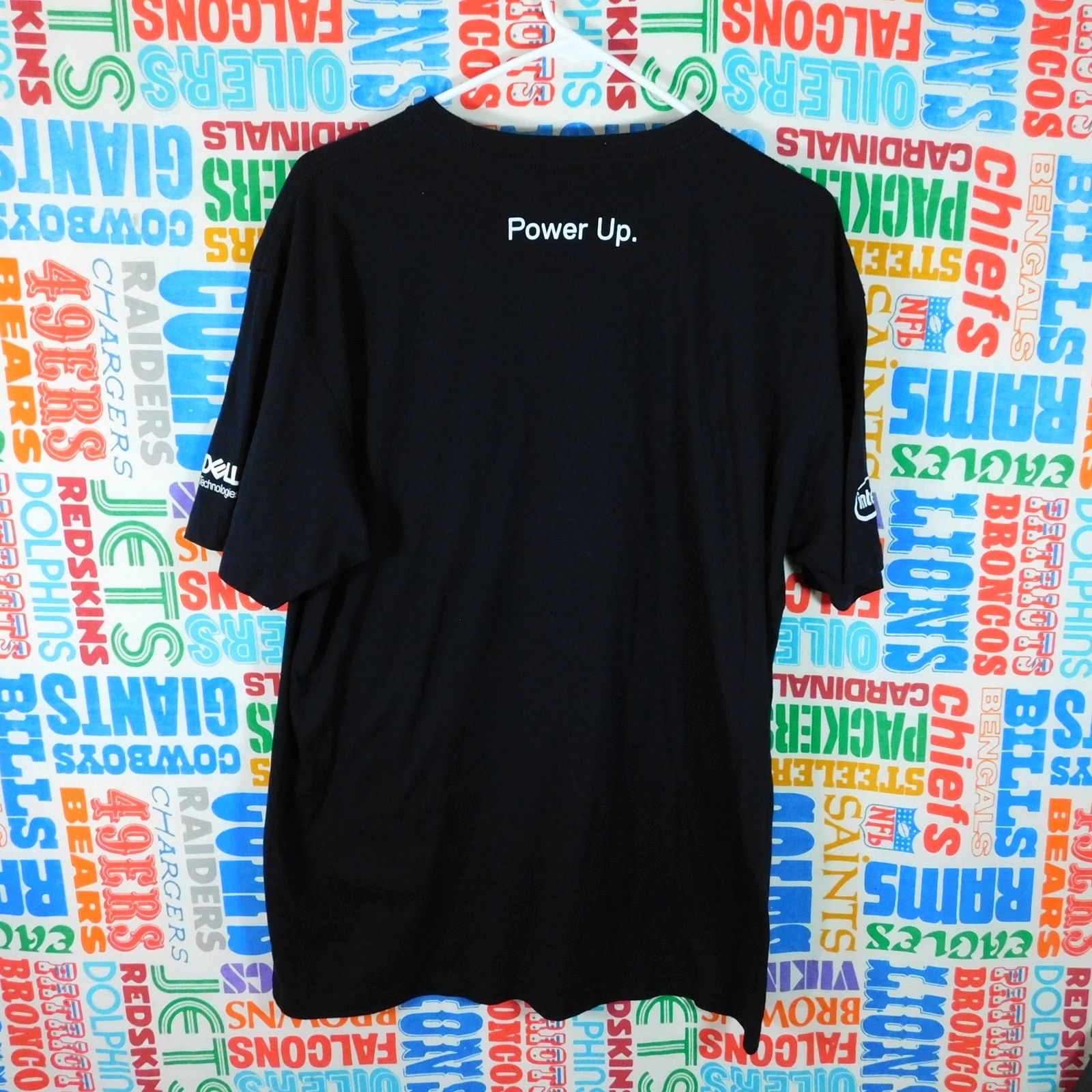 Next Level Intel Power Up Lightning Graphic Tee Size XL Double Sided Size US XL / EU 56 / 4 - 2 Thumbnail