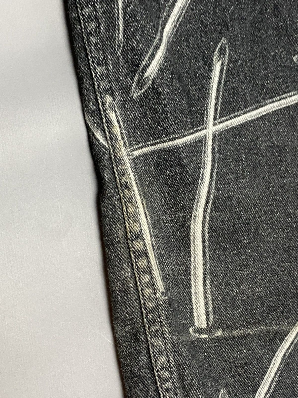 Jaded London Jaded London Jeans W34 Relaxed Fit Faded Black Nail Print Size US 34 / EU 50 - 10 Thumbnail