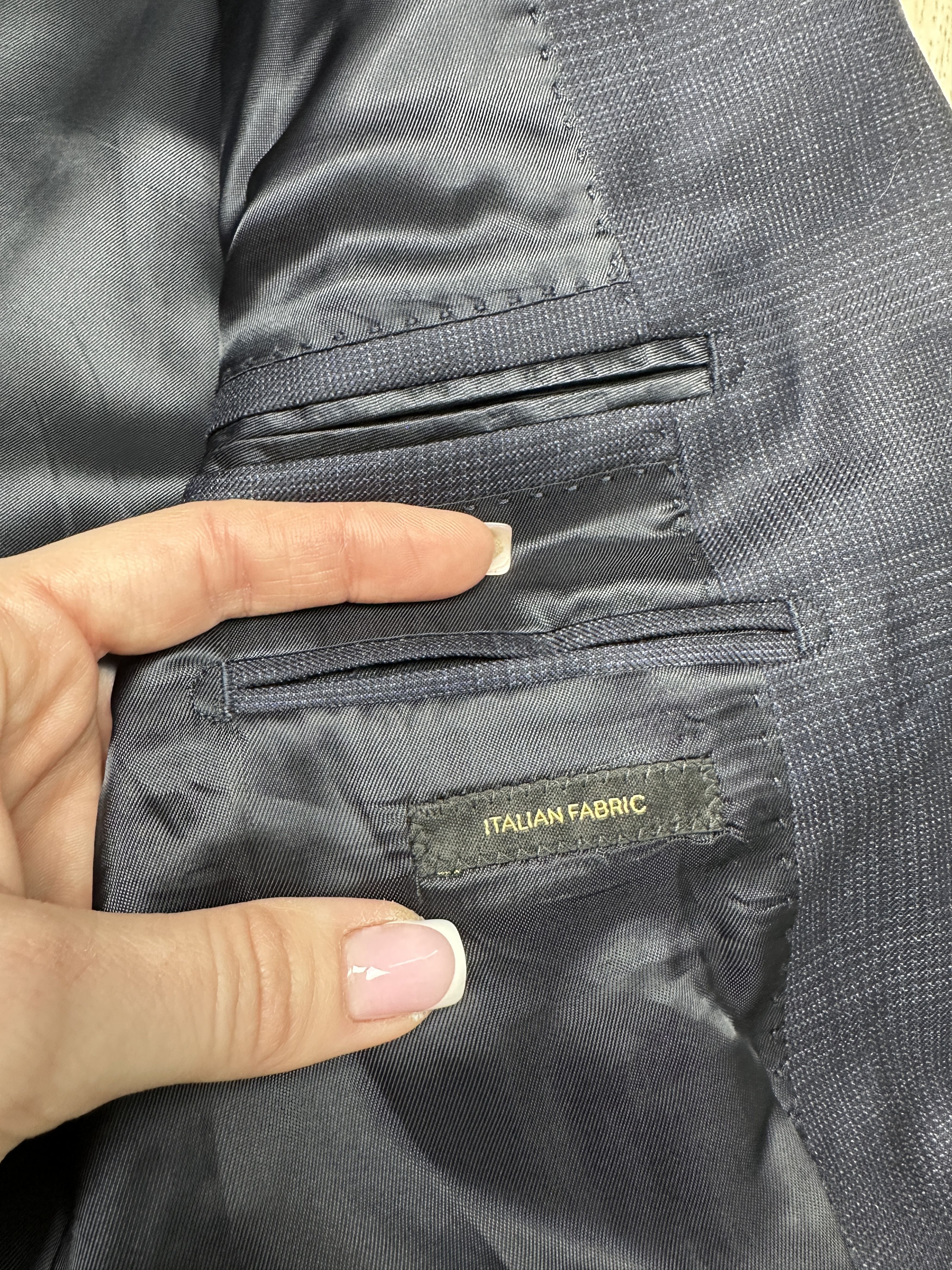 Massimo Dutti Massimo Dutti Mens Wool Suit Blazer + Pants Size 38R - 4 Thumbnail