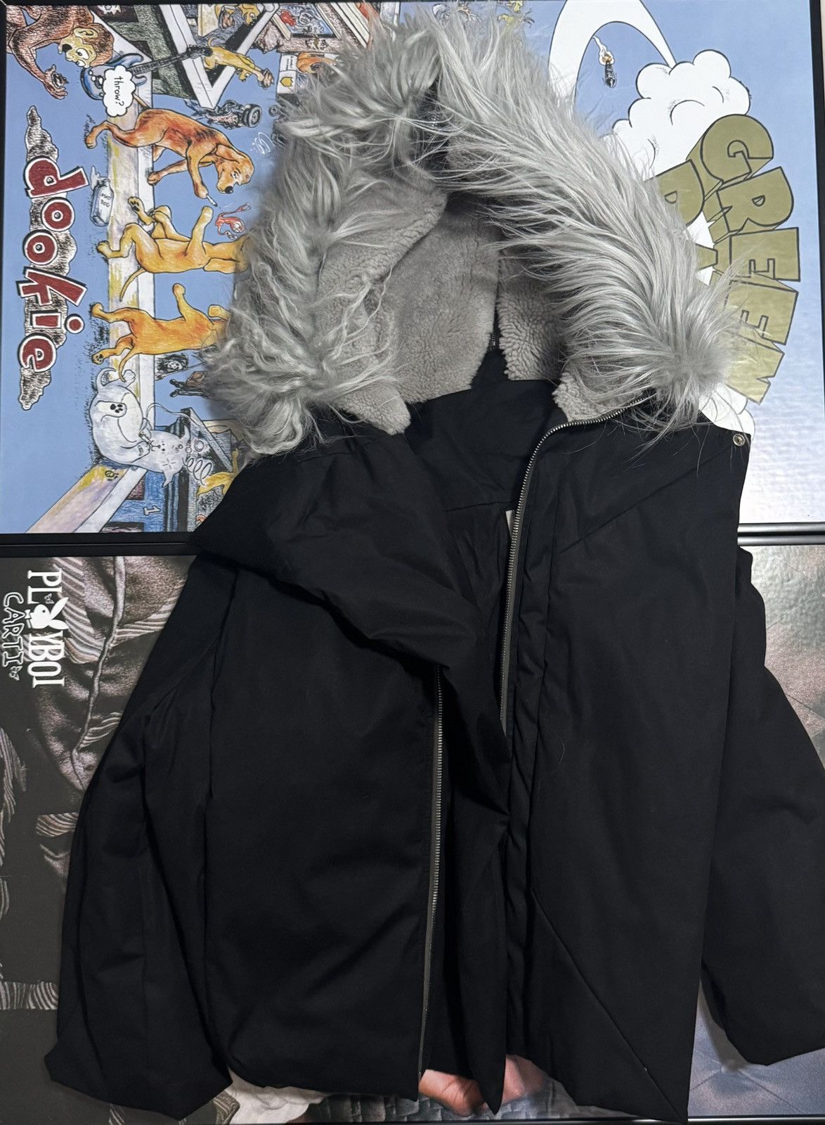 Rick Owens FW/22 Rick Owens Goat Fur Secret Parka | Grailed
