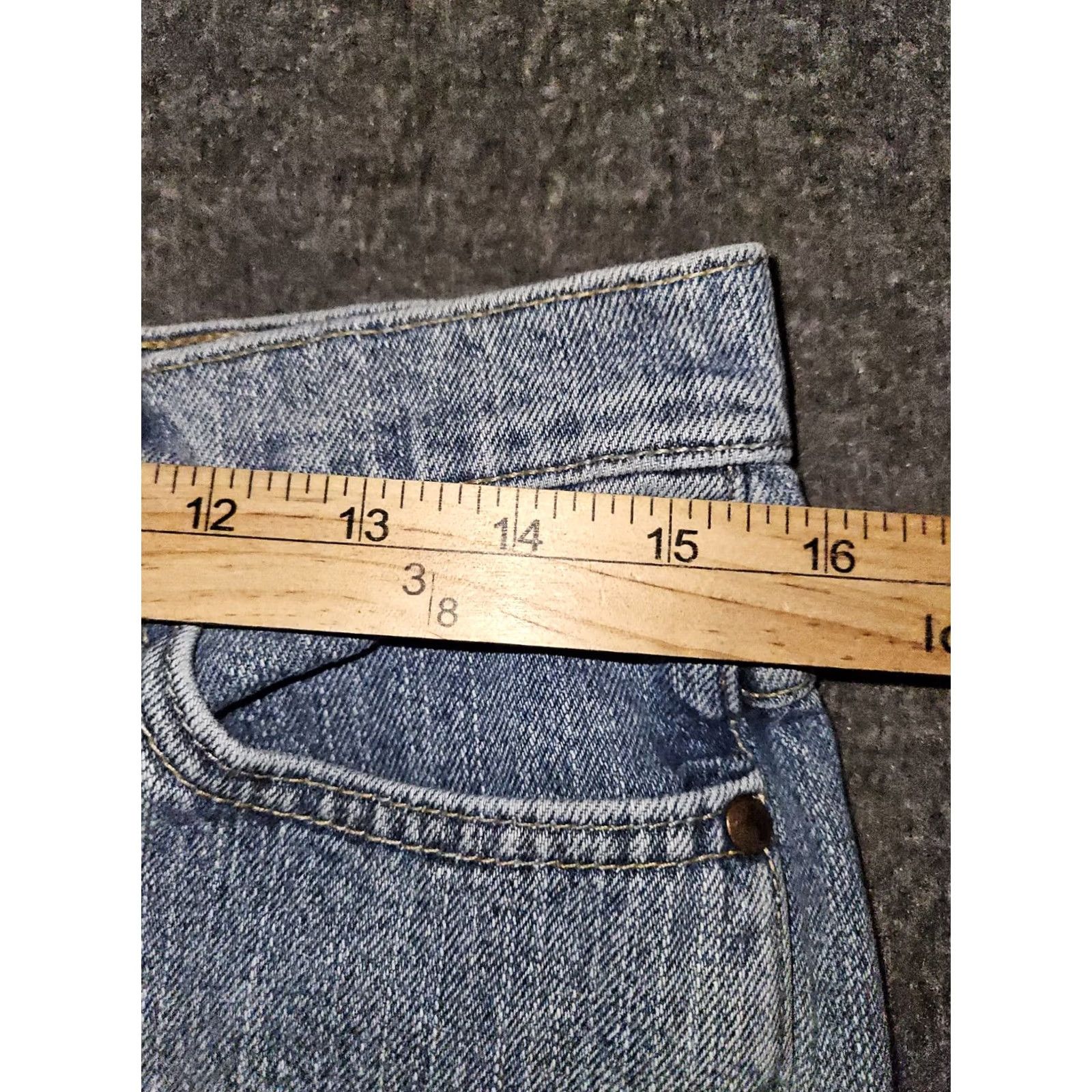 Wrangler VINTAGE Wrangler Cowgirl Cut Cash Jeans Women's 7/8x32 Bootcut Low Rise Western Denim Blue Regular Jeans Womens Boots Size 28" / US 6 / IT 42 - 4 Thumbnail