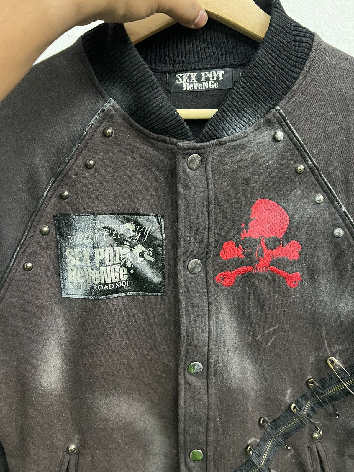 If Six Was Nine Vintage Sex Pot Revenge Trompe L'oeil Skull Sick Punk Style Size US L / EU 52-54 / 3 - 10 Thumbnail
