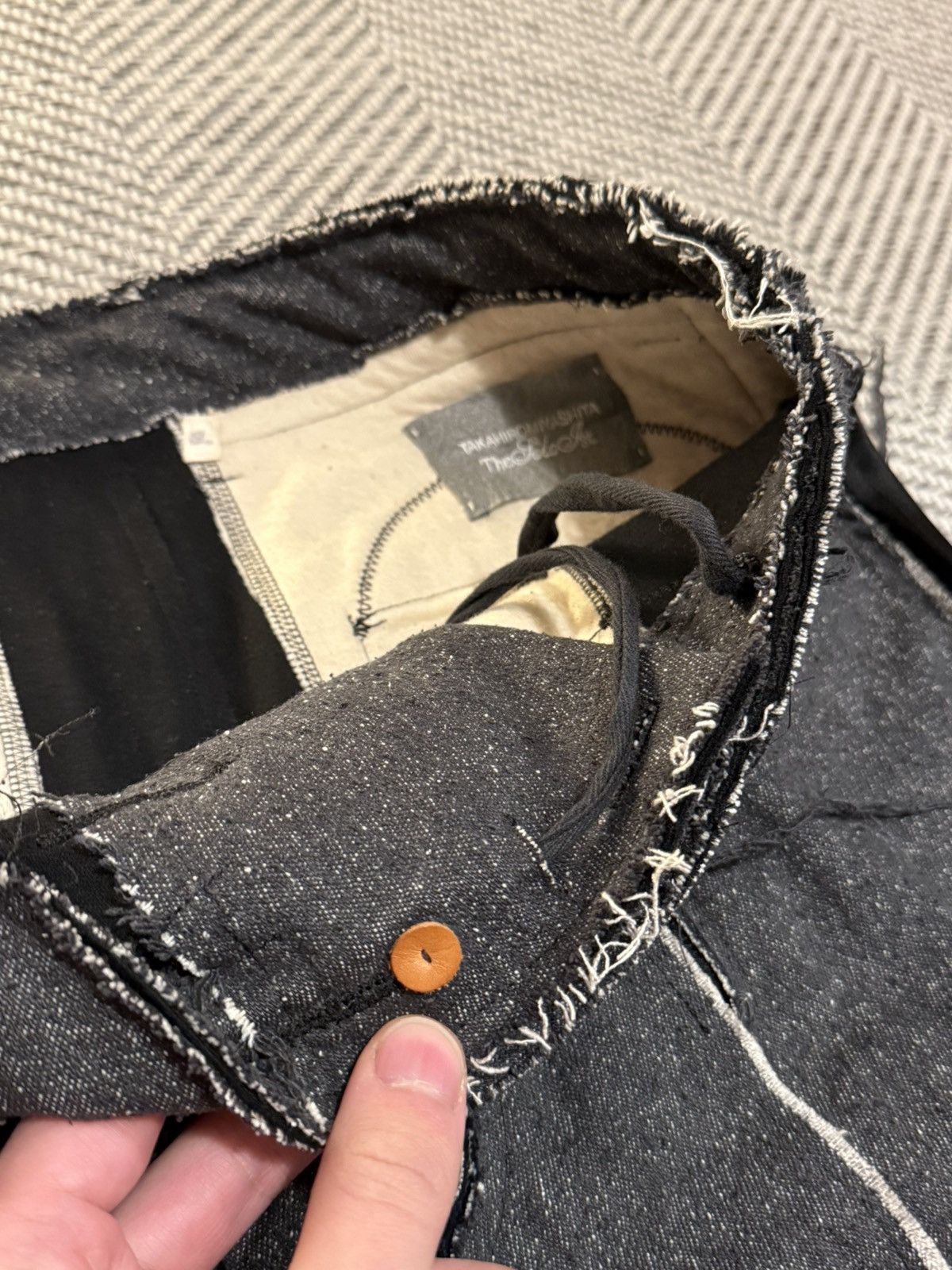 Takahiromiyashita The Soloist. TAKAHIROMIYASHITA TheSoloIst. Cut-Off Half Pants Size US 30 / EU 46 - 3 Thumbnail