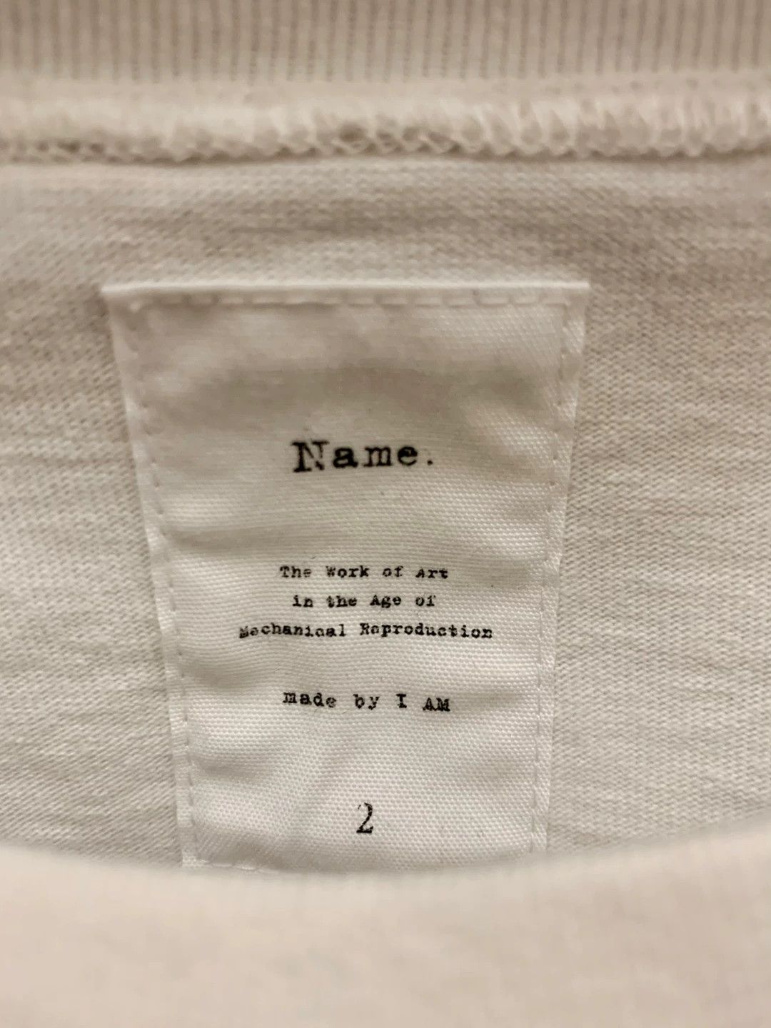 Other Name. oversized thick sea island cotton ivory logo tee Size US M / EU 48-50 / 2 - 7 Thumbnail