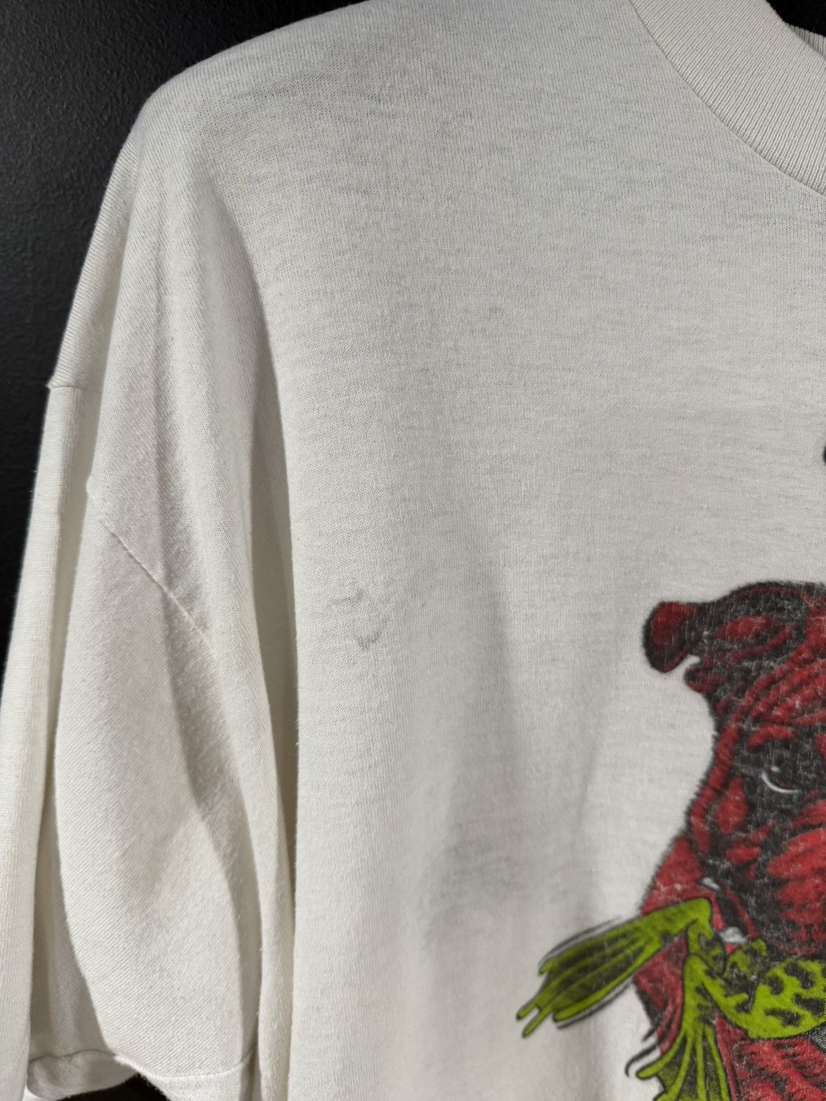 Vintage 1990s Vintage Single Stitch Grunge Bulldog Graphic Tee XL Size US XL / EU 56 / 4 - 8 Thumbnail