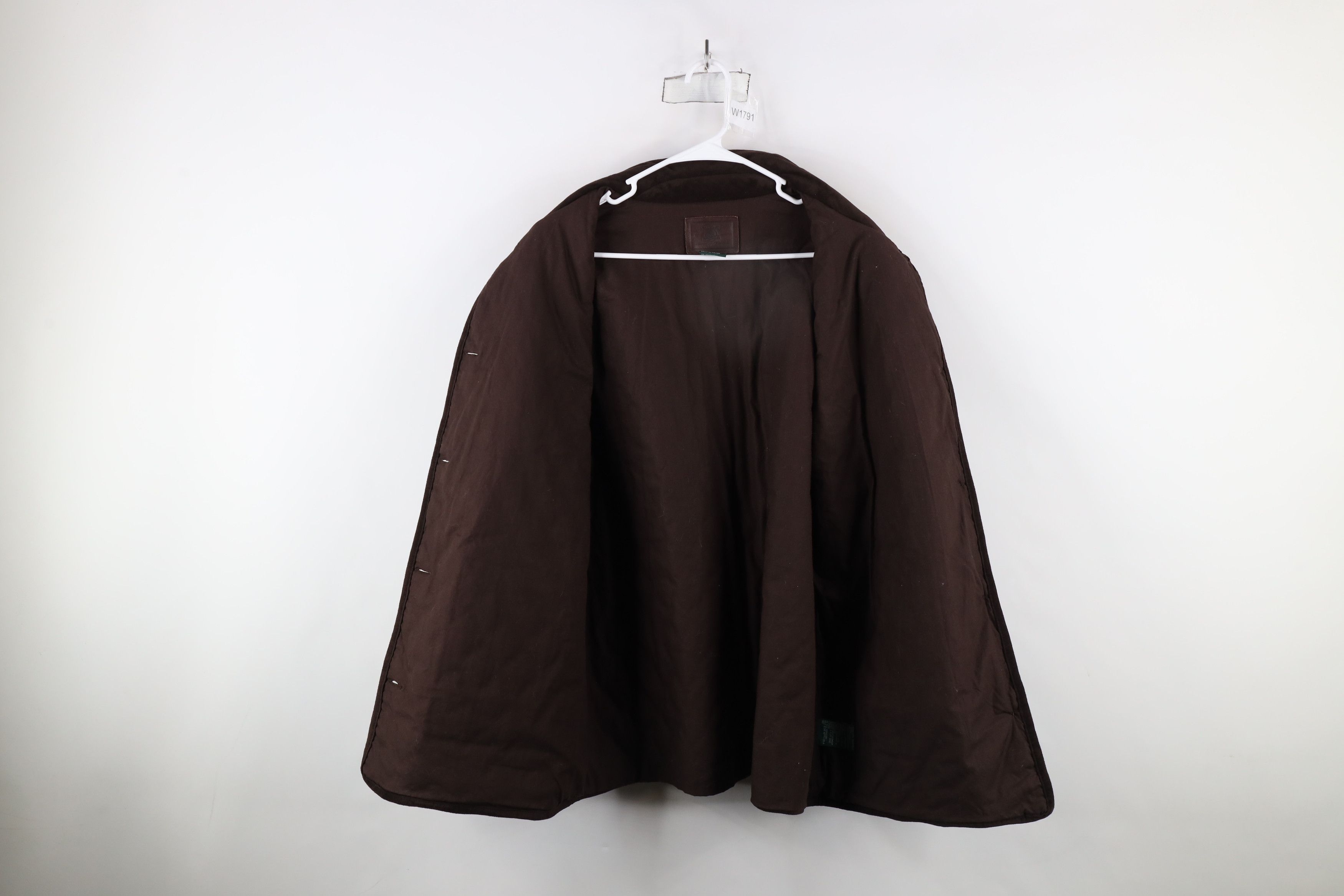 Ralph Lauren × Vintage Vintage 90s Ralph Lauren Quilted Button Jacket Brown Size XL / US 12-14 / IT 48-50 - 10 Thumbnail