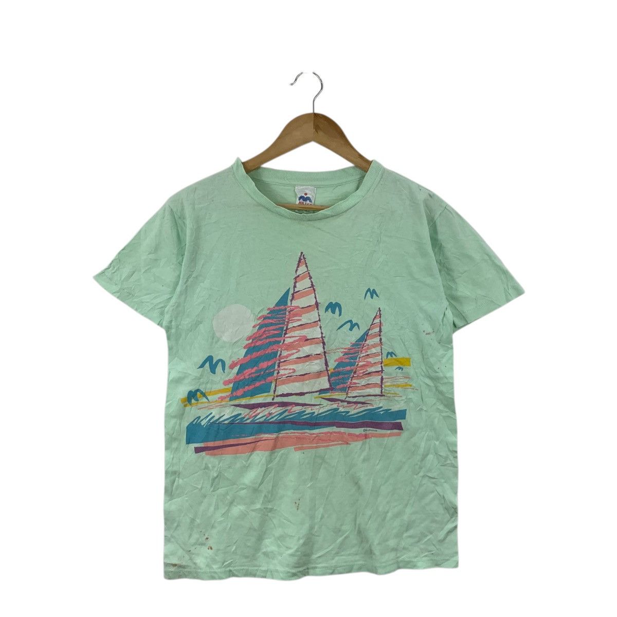 Vintage Vintage 80’ HAWAII SURF MILLER Made In USA Tee Shirt Top Size US M / EU 48-50 / 2 - 3 Thumbnail