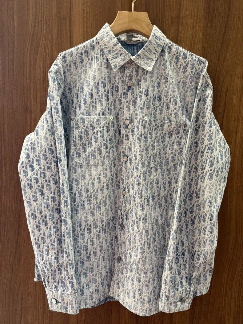 Dior Dior Long-sleeved shirt with full print of old flowers Size US XS / EU 42 / 0 - 1 Thumbnail