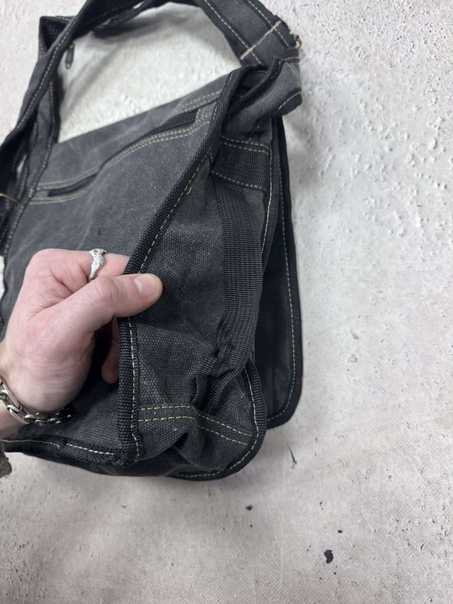Diesel × Diesel Black Gold VINTAGE DIESEL CANVAS DENIM HYPE MESSENGER BAG Size ONE SIZE - 7 Thumbnail