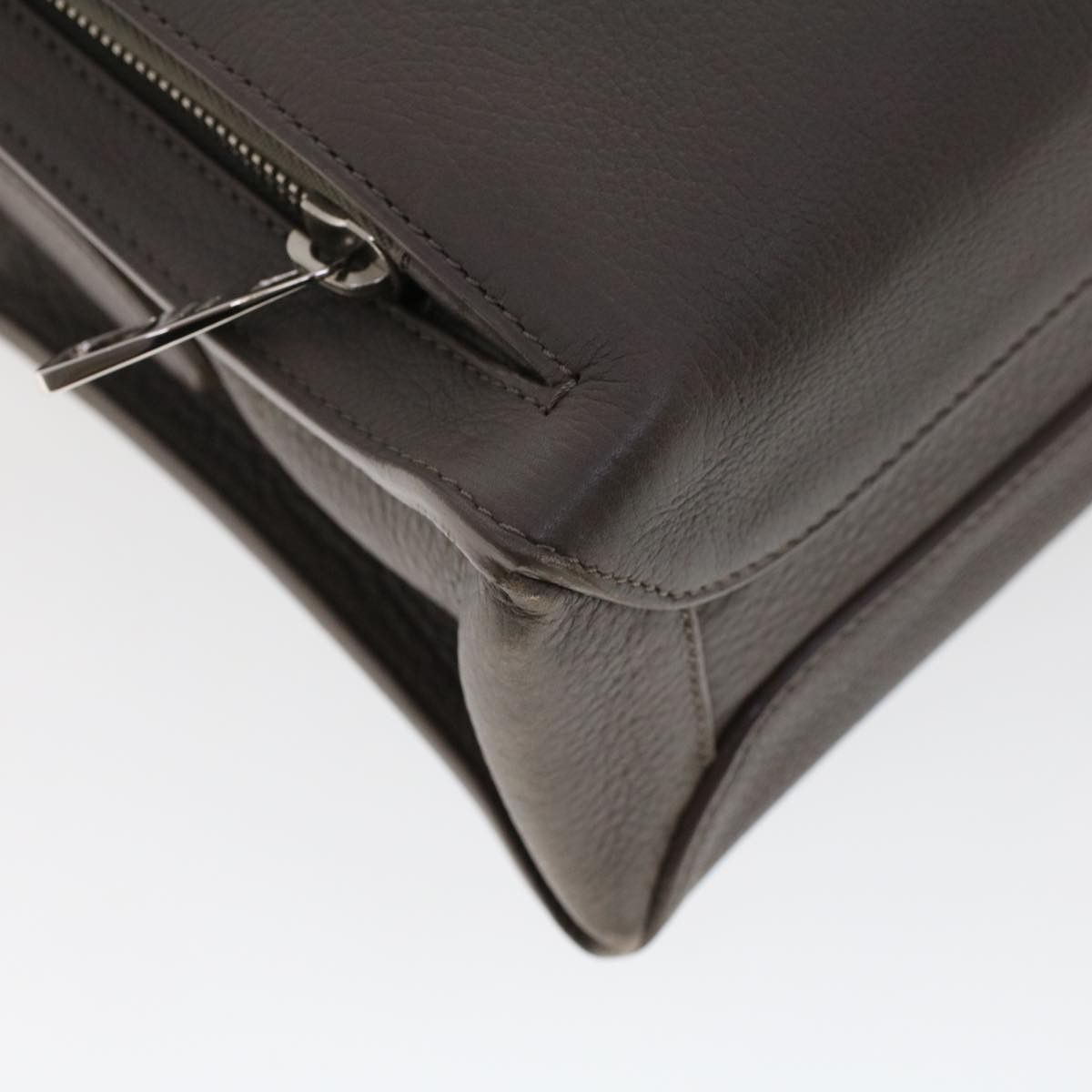 Louis Vuitton LOUIS VUITTON Naxos Shoulder Bag Leather Gray Size ONE SIZE - 15 Thumbnail