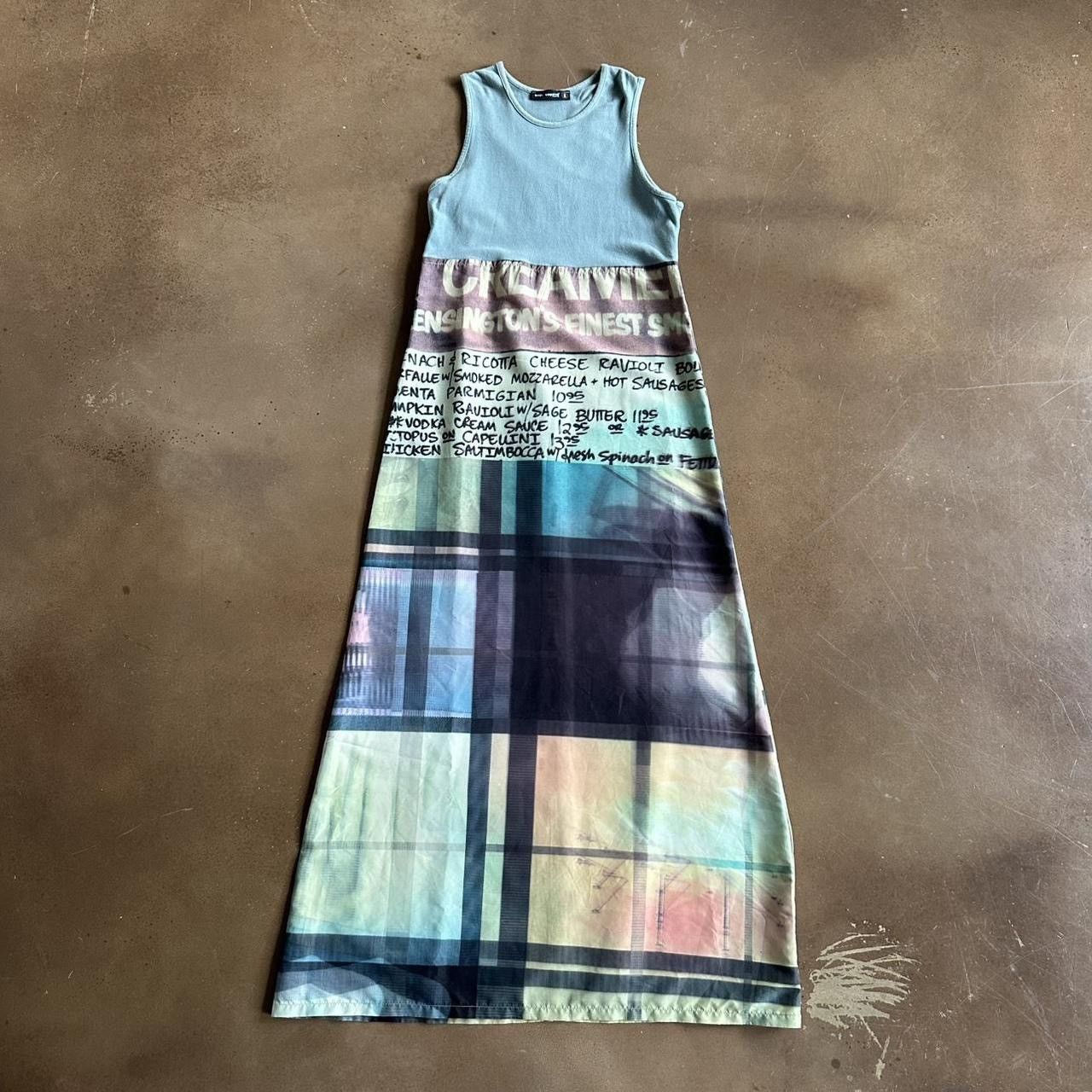 Cop Copine COP COPINE 2000s Sleeveless Recipe Text Graphic Maxi Dress Size S / US 4 / IT 40 - 1 Thumbnail