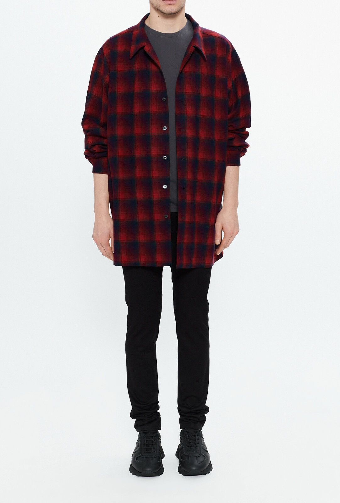 Last Maison Margiela Invitation Print Skinny Black Jeans