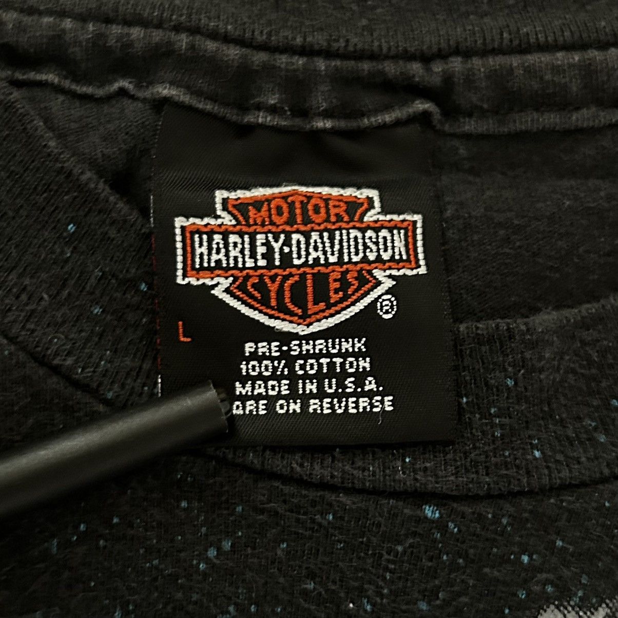 Harley Davidson × Vintage Vintage Harley Davidson Black T-Shirt Size US L / EU 52-54 / 3 - 3 Thumbnail
