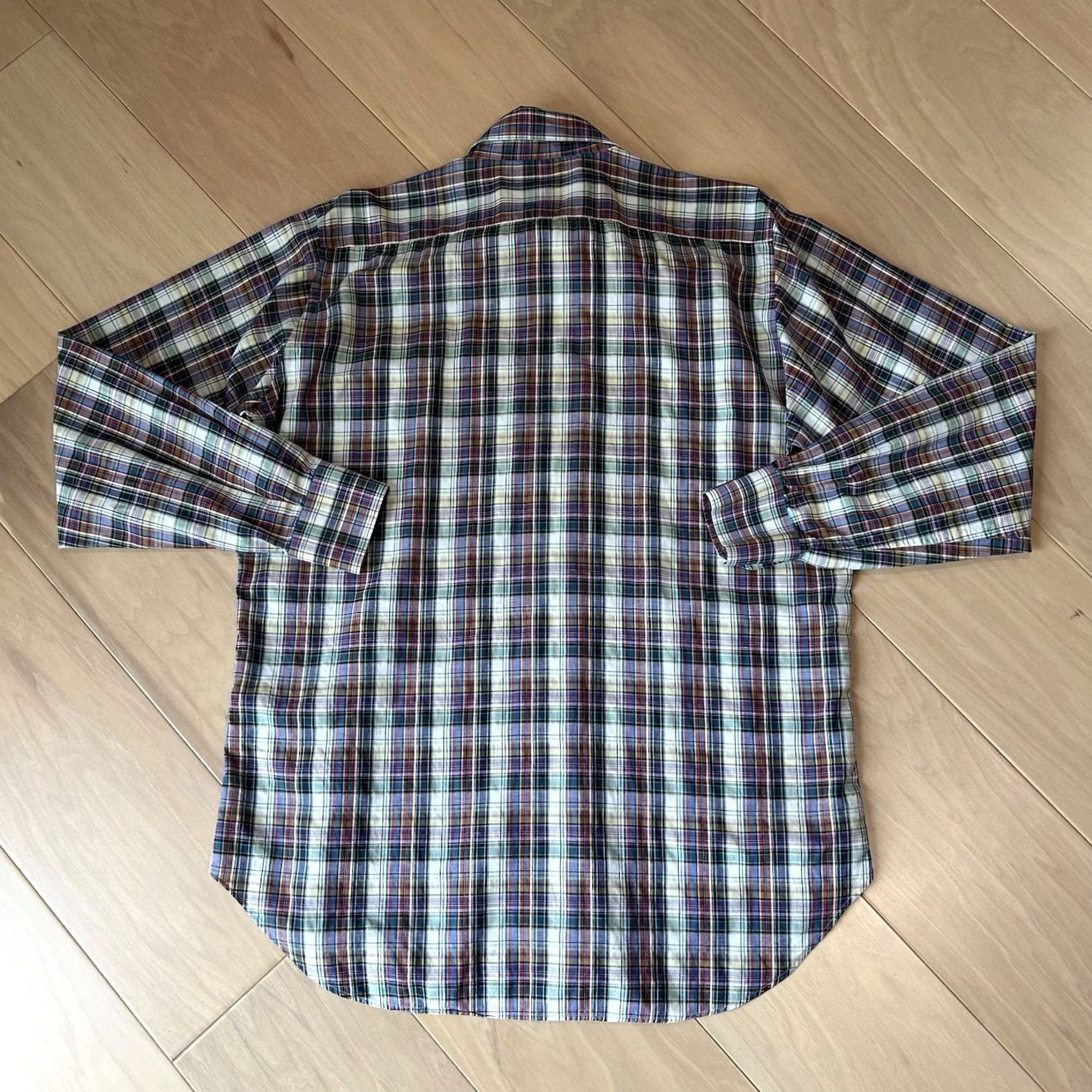 Etro ETRO Milano Button Up Shirt Men’s 41 Paisley Plaid Long Sleeve Italy Made Size US L / EU 52-54 / 3 - 4 Thumbnail