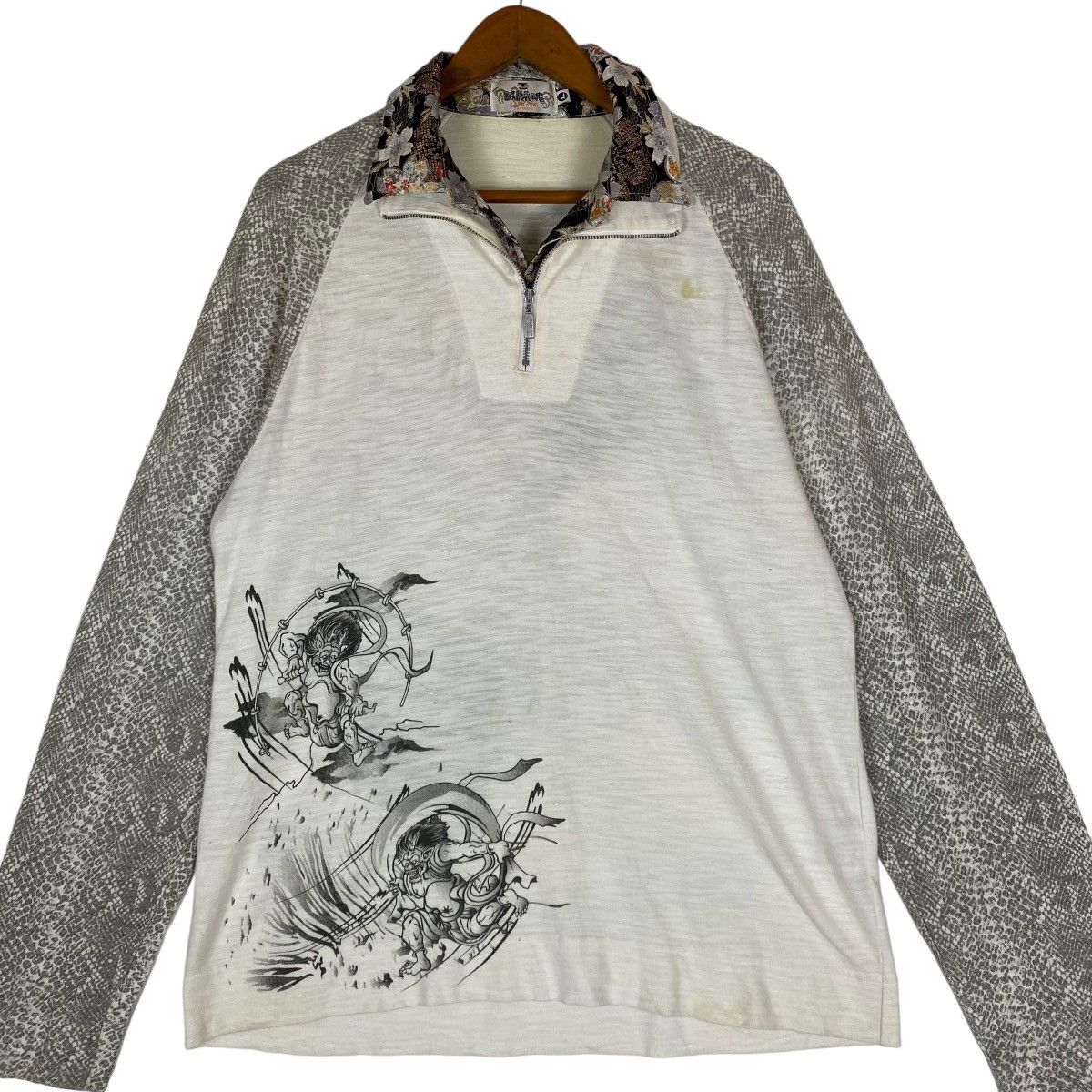 Japanese Brand ✨Nice design Karakushi Tamashi japanese vintage motif shirt Size US M / EU 48-50 / 2 - 5 Thumbnail