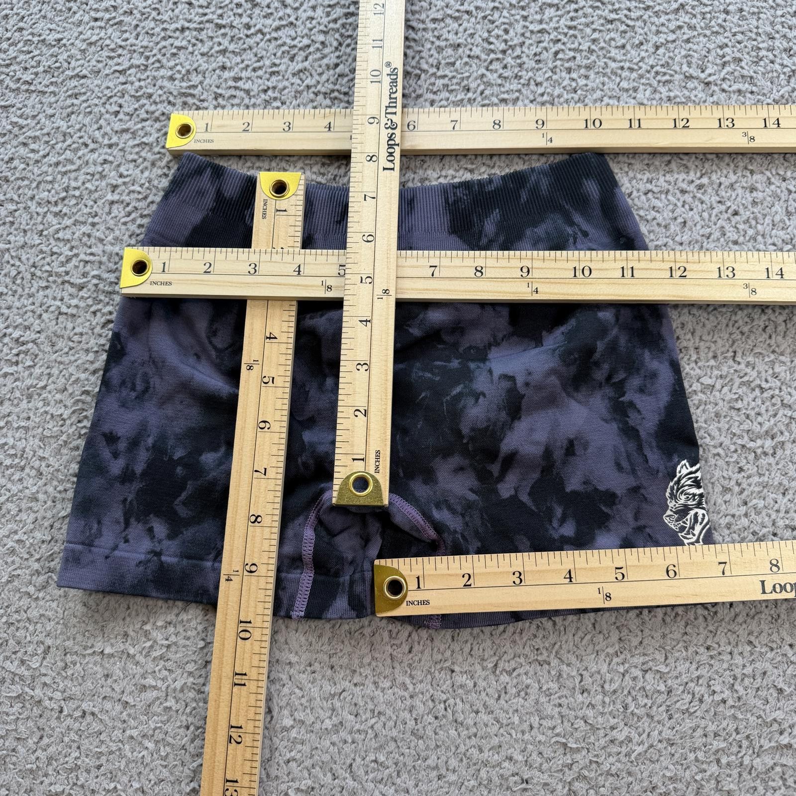Darc Sport Darc Sport Wolves Shorts 478 of 500 Purple Tie Dye Scrunch S Size 28" / US 6 / IT 42 - 3 Thumbnail