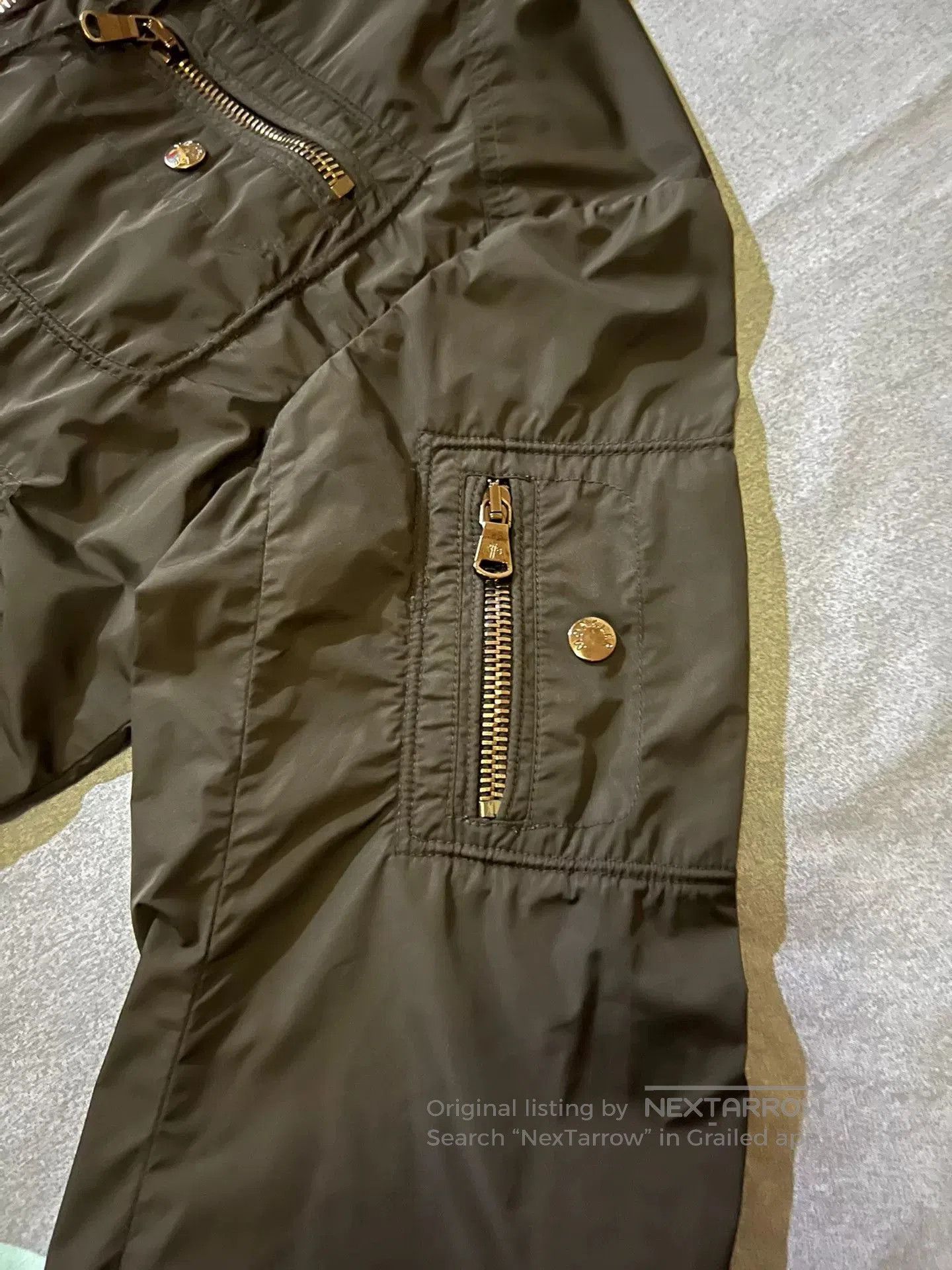 Moncler Moncler Zip Rivet Biker Jacket. Size US XL / EU 56 / 4 - 3 Thumbnail