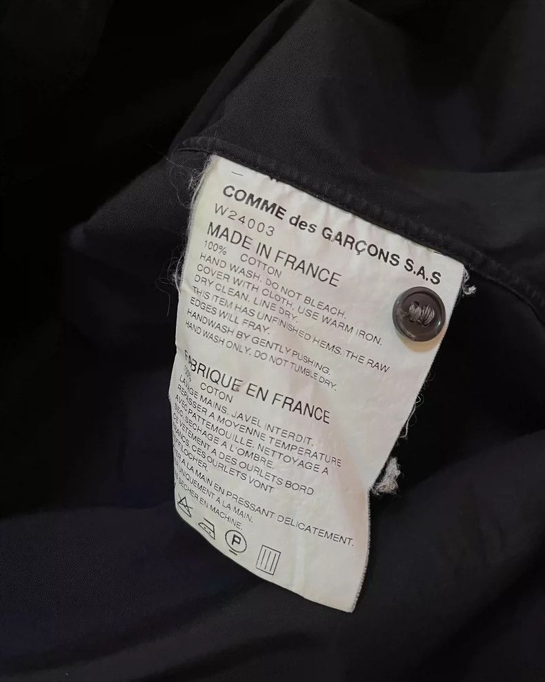Comme des Garcons Comme Des Garcons Classic Black Patchwork Long Sleeve Shir Size US S / EU 44-46 / 1 - 5 Thumbnail