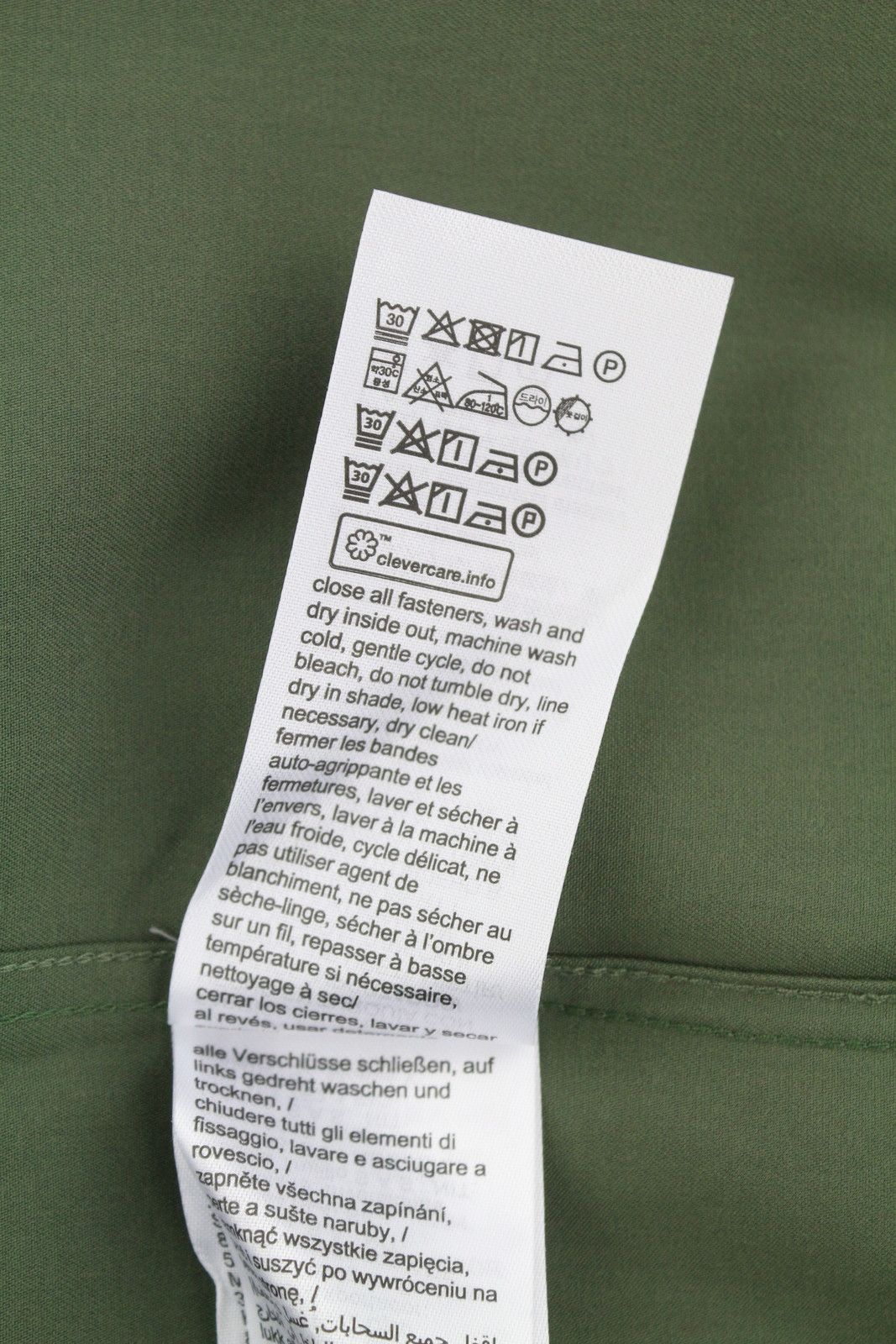 Calvin Klein MINIMAL TWILL TAIL S Green Patch Pocket 87676 Size US S / EU 44-46 / 1 - 8 Thumbnail