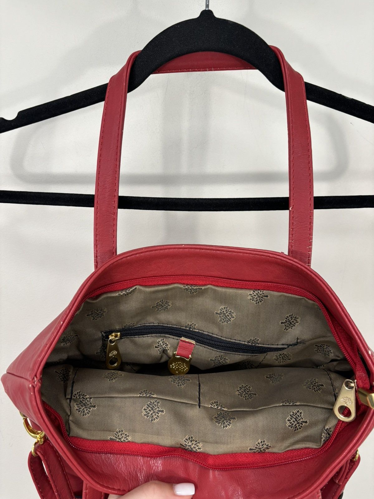 Mulberry Mulberry Rare Red Leather Crossbody Deep Tote Bag Size ONE SIZE - 20 Thumbnail