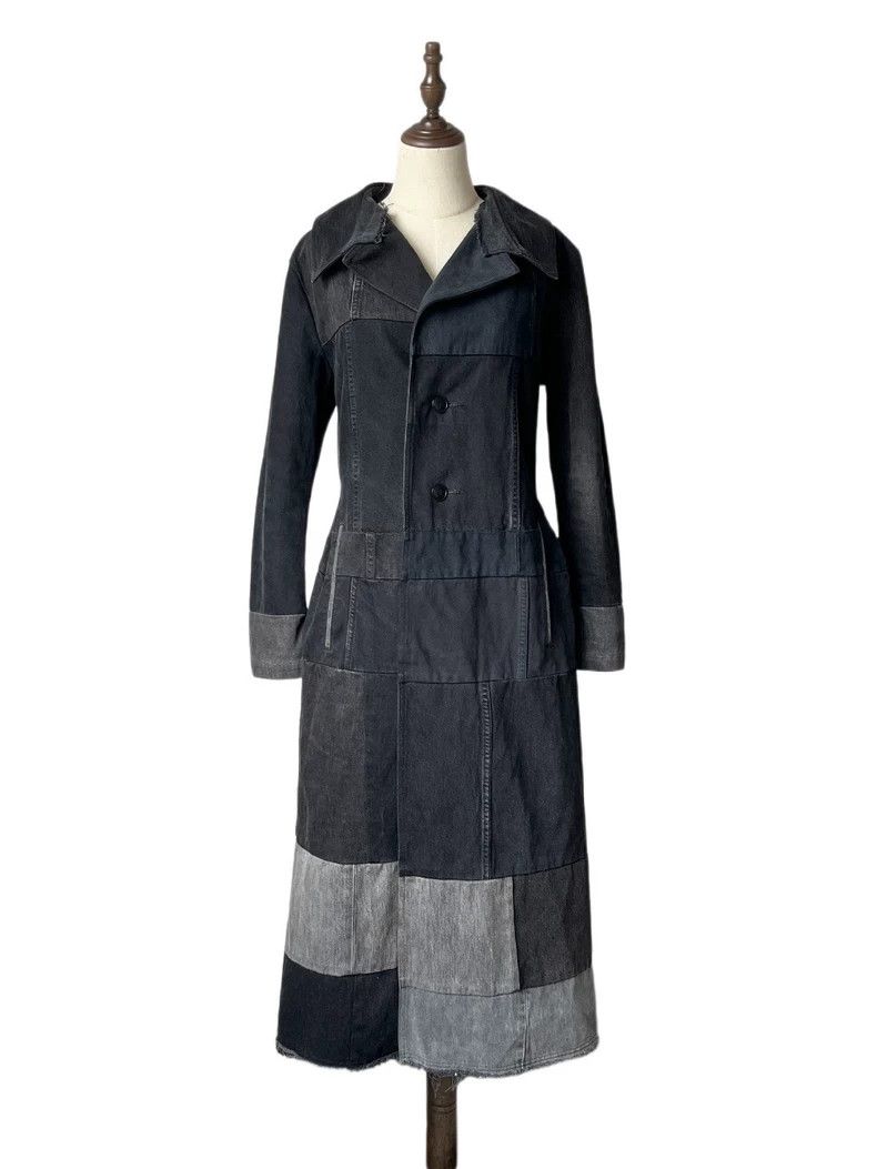 Yohji Yamamoto Y’s by Yohji Yamamoto Patchwork Denim Coat-dmc Size US M / EU 48-50 / 2 - 1 Thumbnail
