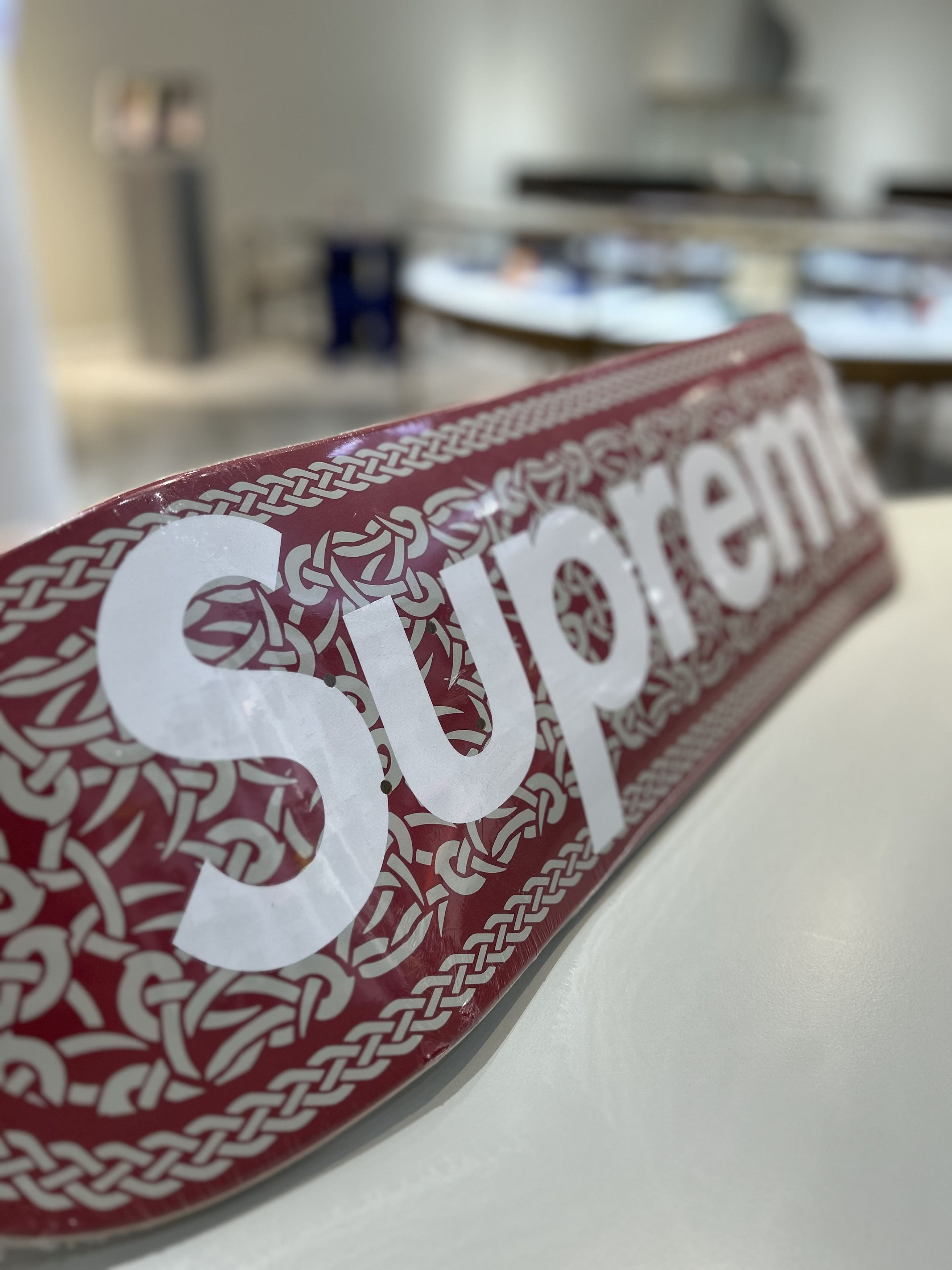 Supreme Supreme Celtic Knot Skateboard Deck Red | Grailed