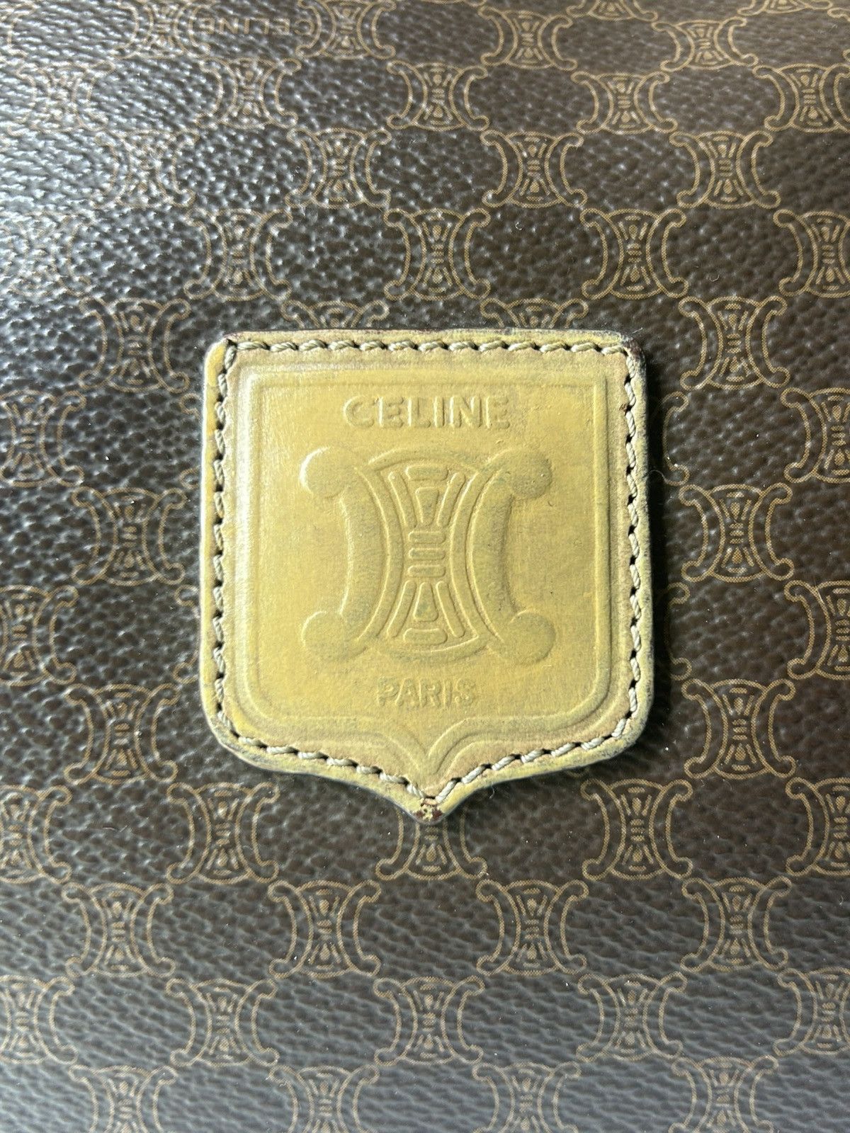 Celine Vintage Celine Macadam Mini Boston Bag Size ONE SIZE - 2 Thumbnail