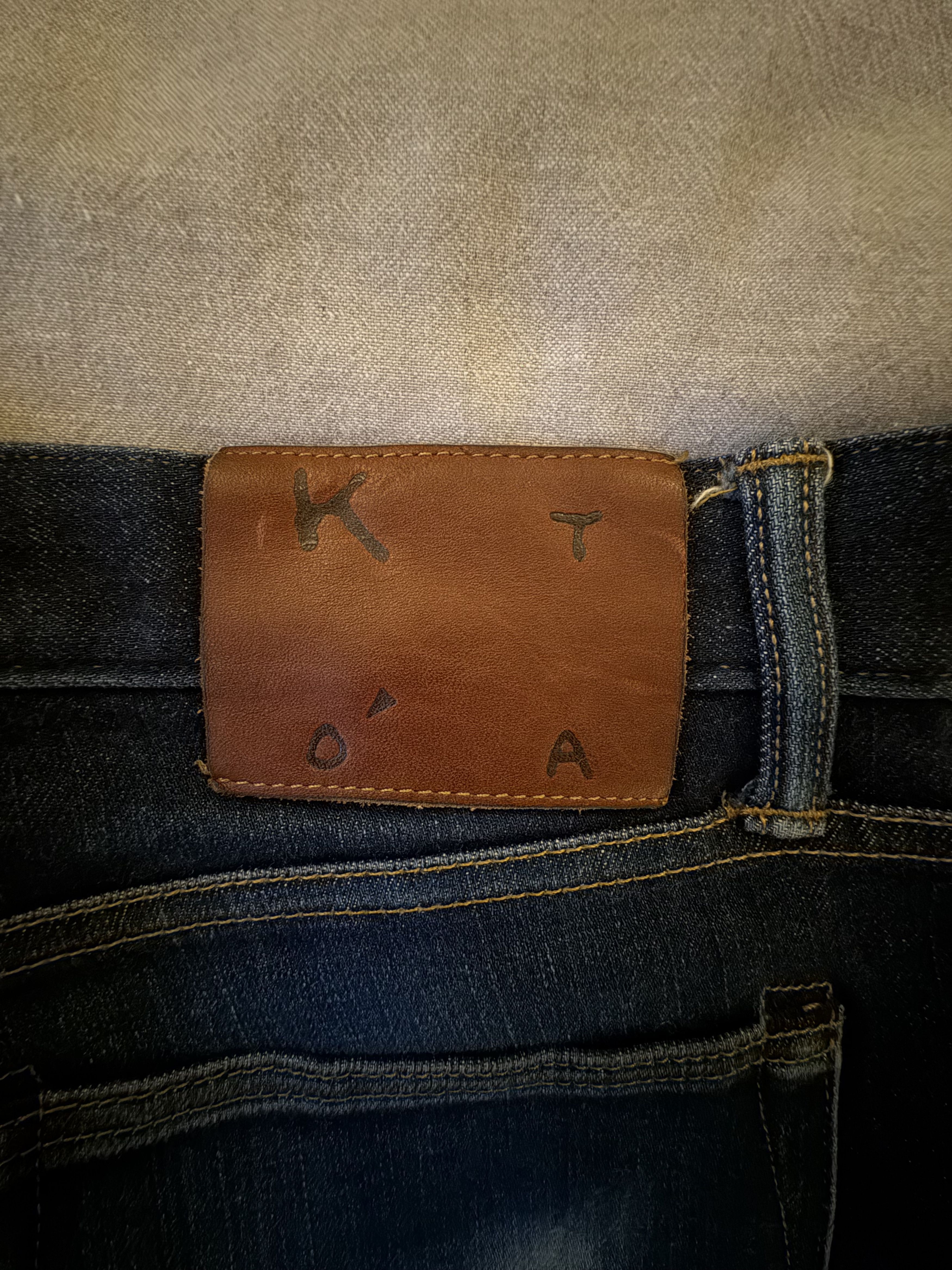 Hiroshi Kato hiroshi kato 10.5oz raw selvedge denim "pen slim" waist 31 Size US 31 - 3 Thumbnail