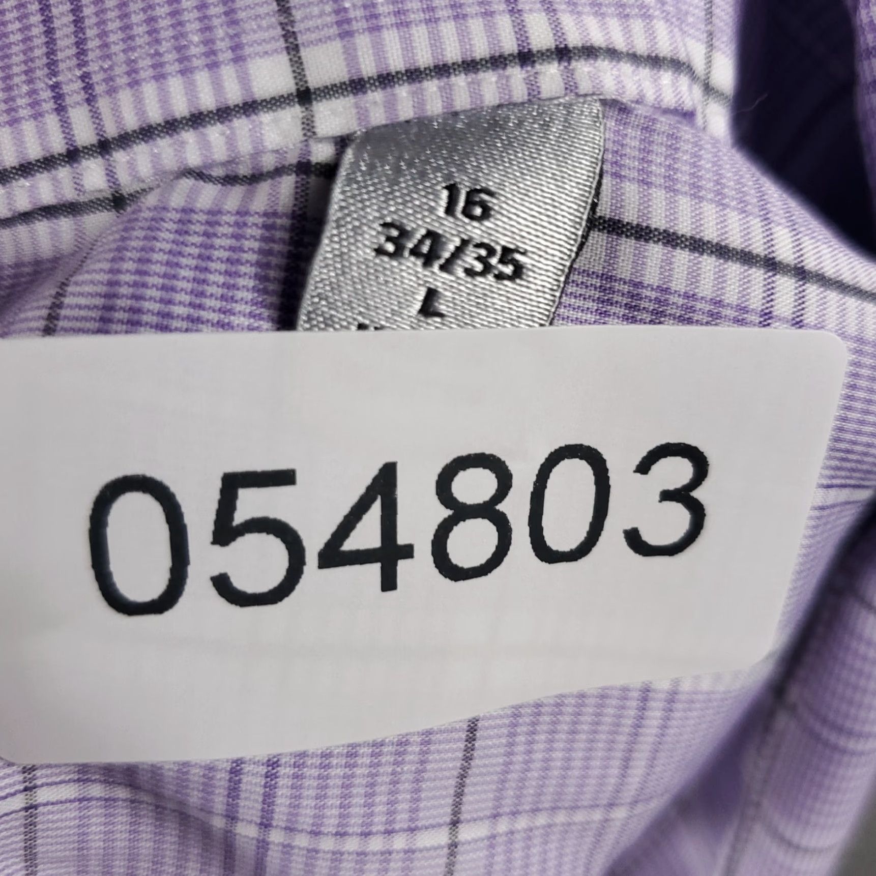 Ralph Lauren Ralph Lauren Button-Up Shirt Mens Large Purple Plaid Stretch Long Sleeve Classic Size US L / EU 52-54 / 3 - 8 Thumbnail