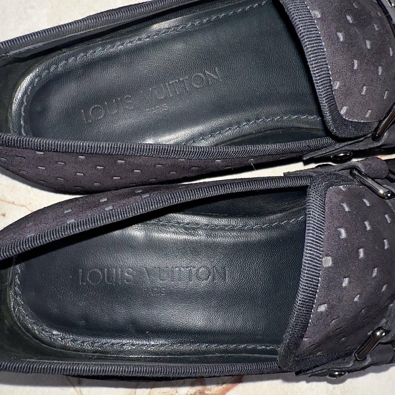 Louis Vuitton Lexington Loafer Logo Perforated Suede Size US 9.5 / EU 42-43 - 8 Thumbnail