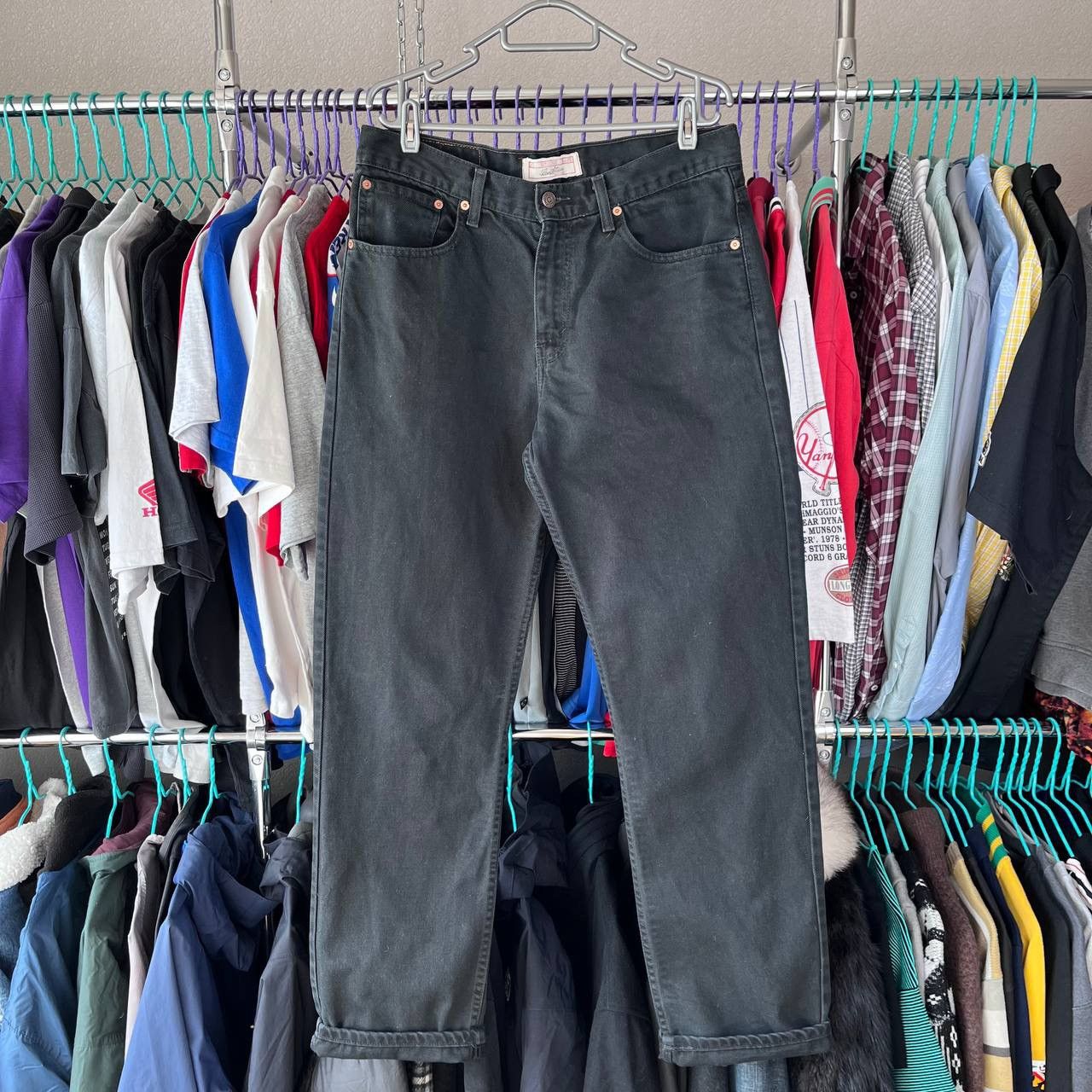 Levi's × Vintage Vintage Levi Strauss Signature Levis Black Denim Jeans Size US 32 / EU 48 - 5 Thumbnail