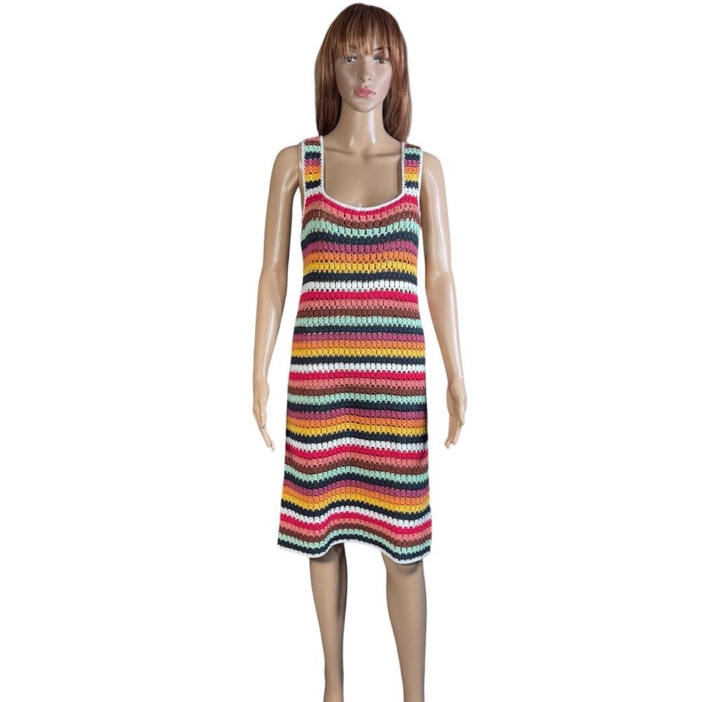 Marine Layer NWT New $218 Marine Layer Fiona Crochet Dress Size M Size M / US 6-8 / IT 42-44 - 3 Thumbnail