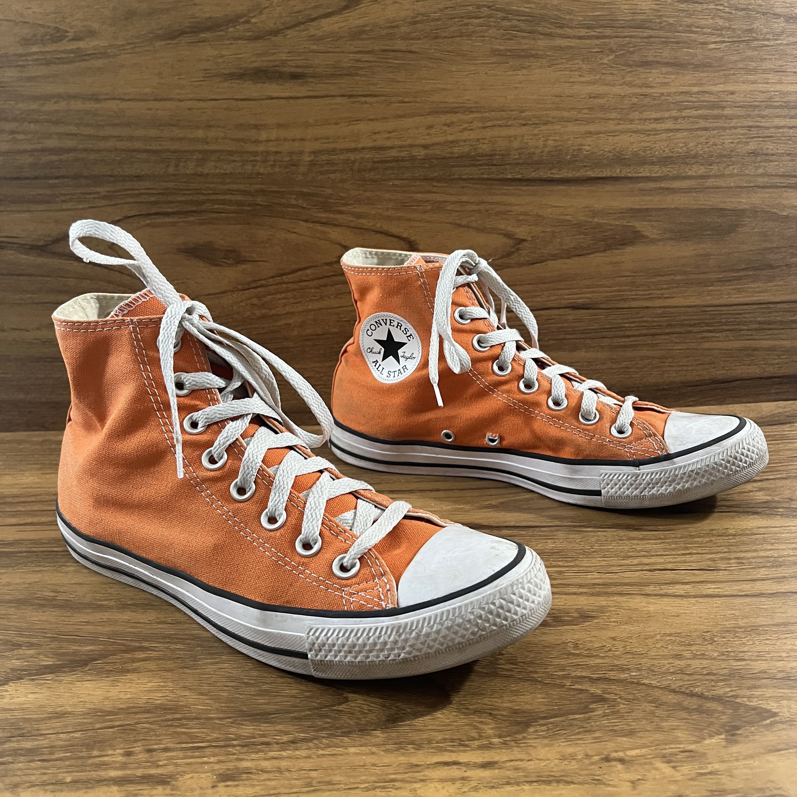 Converse Converse Orange Chuck Taylor All Star Vintage Sneakers W 9 Size US 9 / IT 39 - 3 Thumbnail