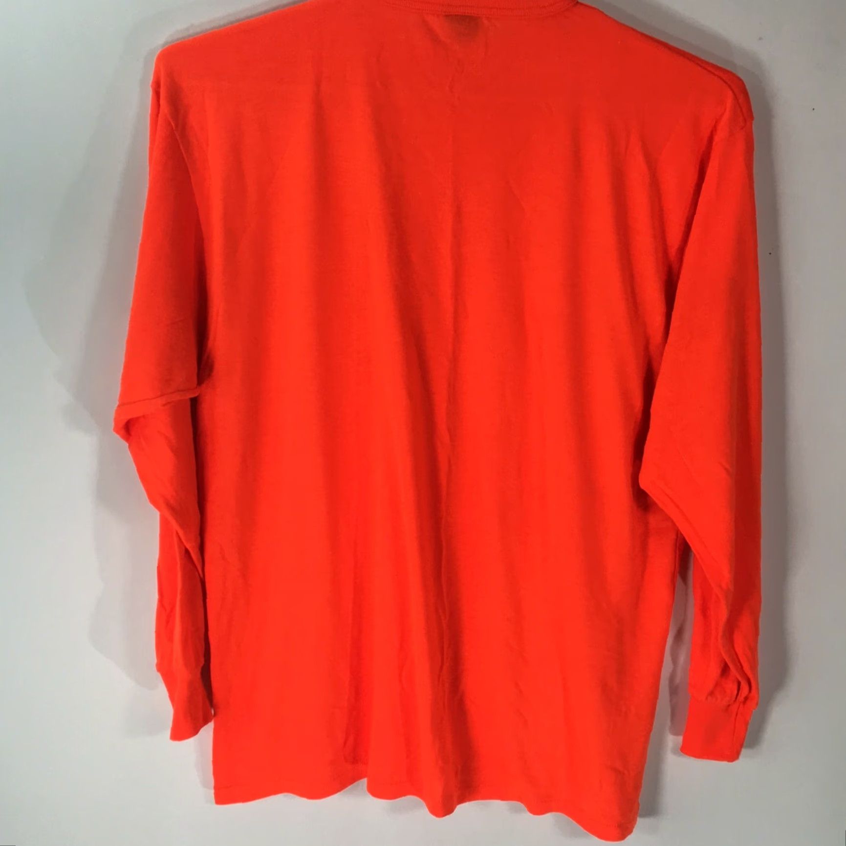 Vintage Ace Sportswear Mens Casual Regular Long Sleeves Orange Pullover T Shirt Size 2X Size US XXL / EU 58 / 5 - 2 Thumbnail