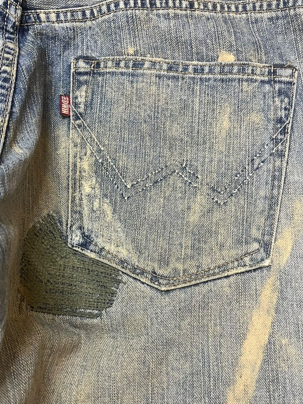 Edwin Vintage Edwin Exclusive Vintage Mudwash Patchwork Denim Size US 32 / EU 48 - 8 Thumbnail
