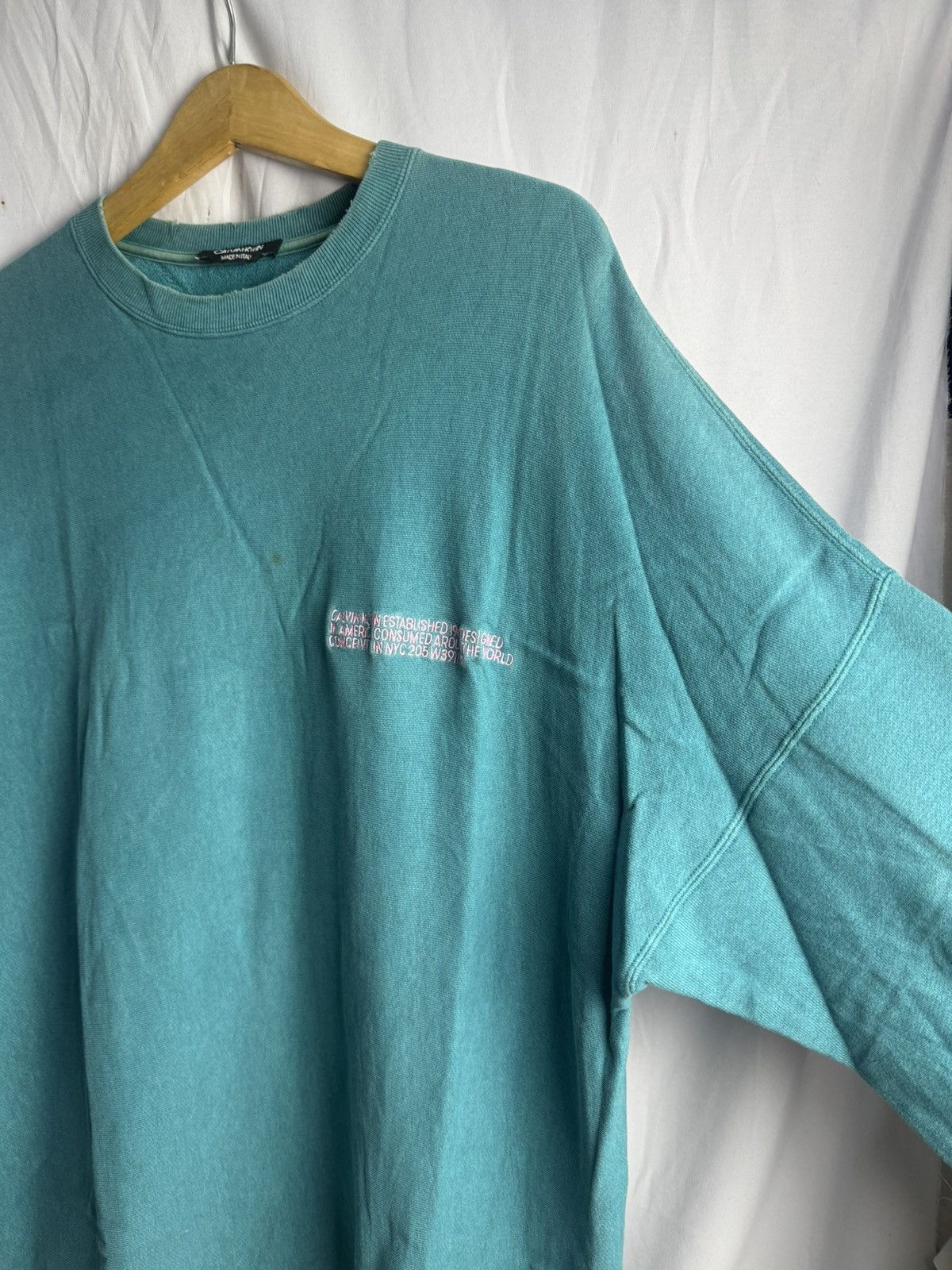 Calvin Klein 205W39NYC Calvin klein Raf Simons SS18 Sweatshirt Oversize Size US XL / EU 56 / 4 - 6 Thumbnail