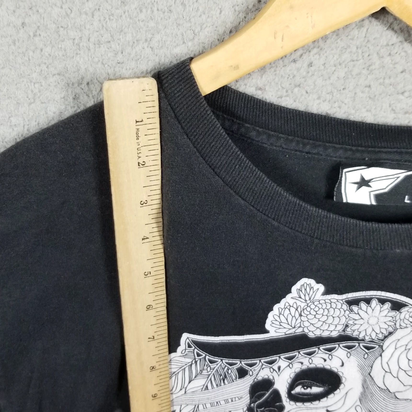 Vintage VINTAGE Famous Stars & Straps T-Shirt Men Large Red Day of the Dead Dia De Muertos Y2K 90s Hip Hop Retro Size US L / EU 52-54 / 3 - 4 Thumbnail