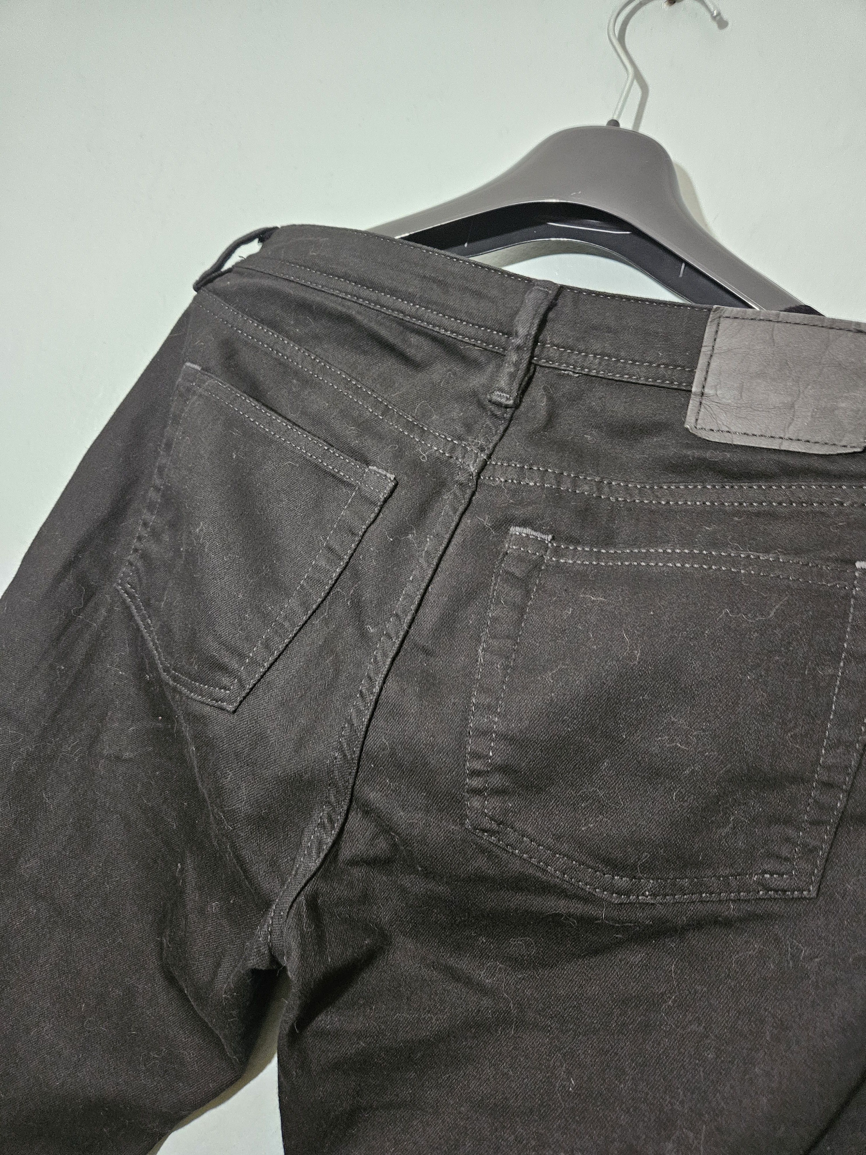 Acne Studios Climb Stay Black Stretch Fit Blå Konst Black Denim Jeans Size US 28 / EU 44 - 3 Thumbnail