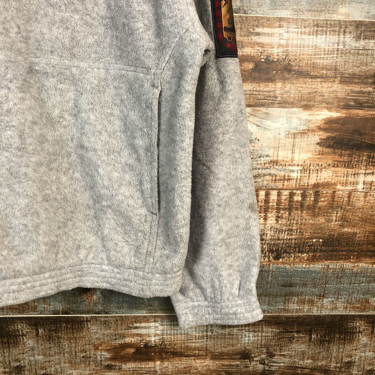 Woolrich Woolen Mills Wool Rich Grey Hoodie #A2314 Size US S / EU 44-46 / 1 - 8 Thumbnail