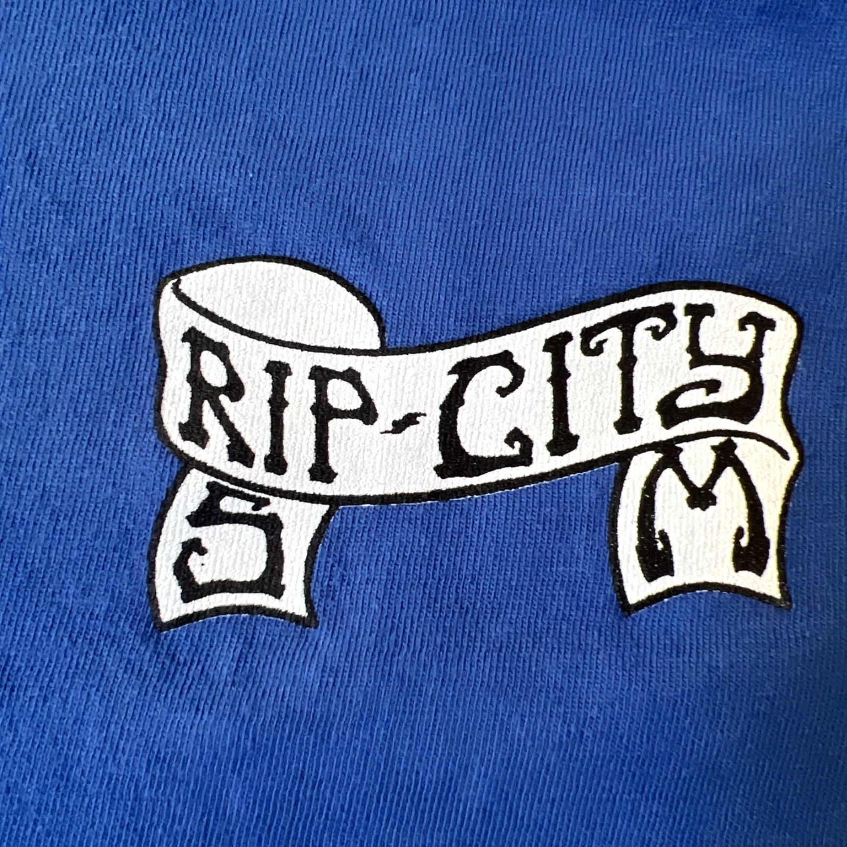 Vintage VINTAGE Rip City Shirt Skateboarding Graphic Print Surfer Beach Blue Medium Mens Size US M / EU 48-50 / 2 - 4 Thumbnail