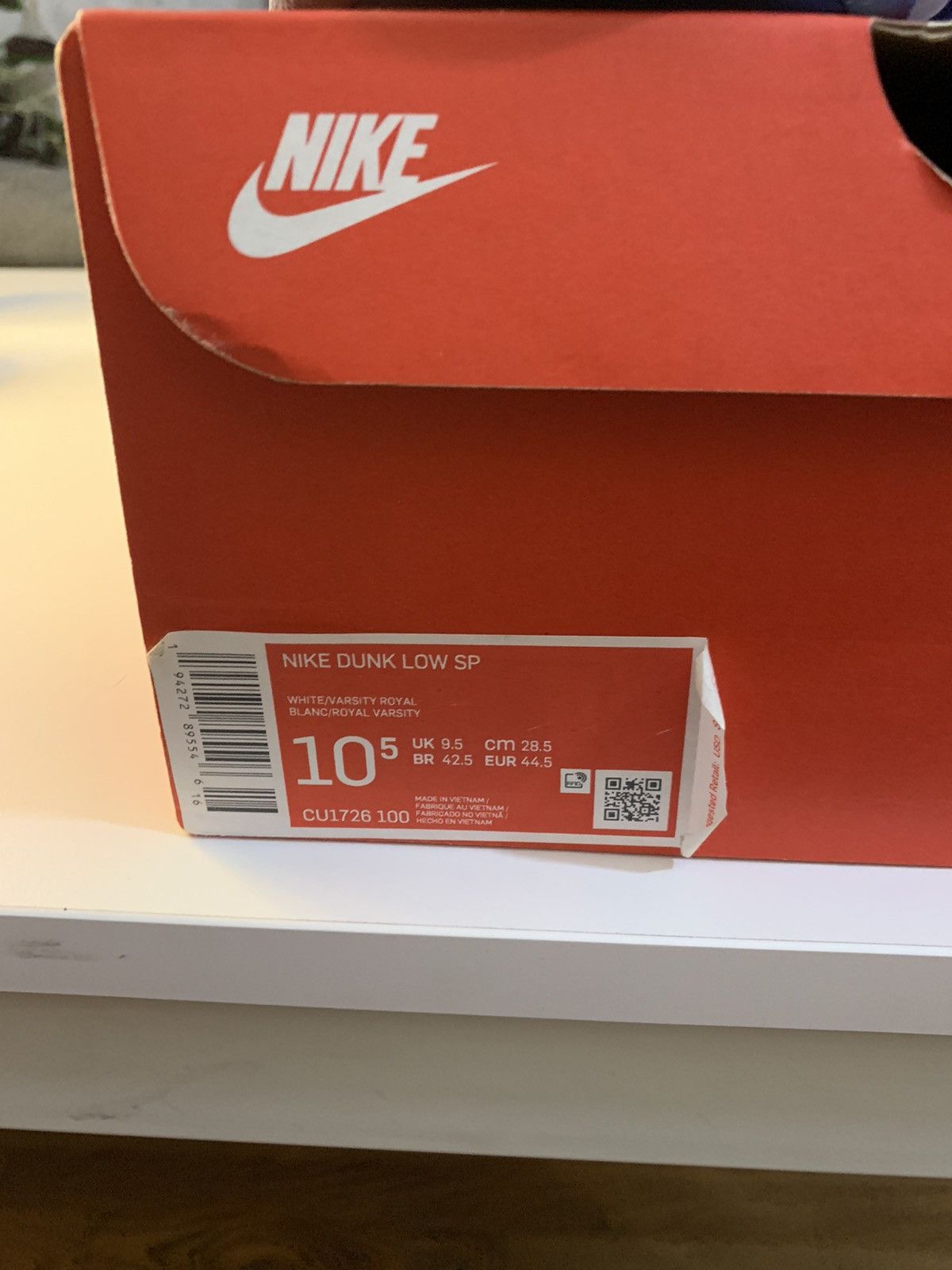 Nike Nike Dunk Low Retro SP Kentucky sz 10.5 Size US 10.5 / EU 43-44 - 8 Thumbnail