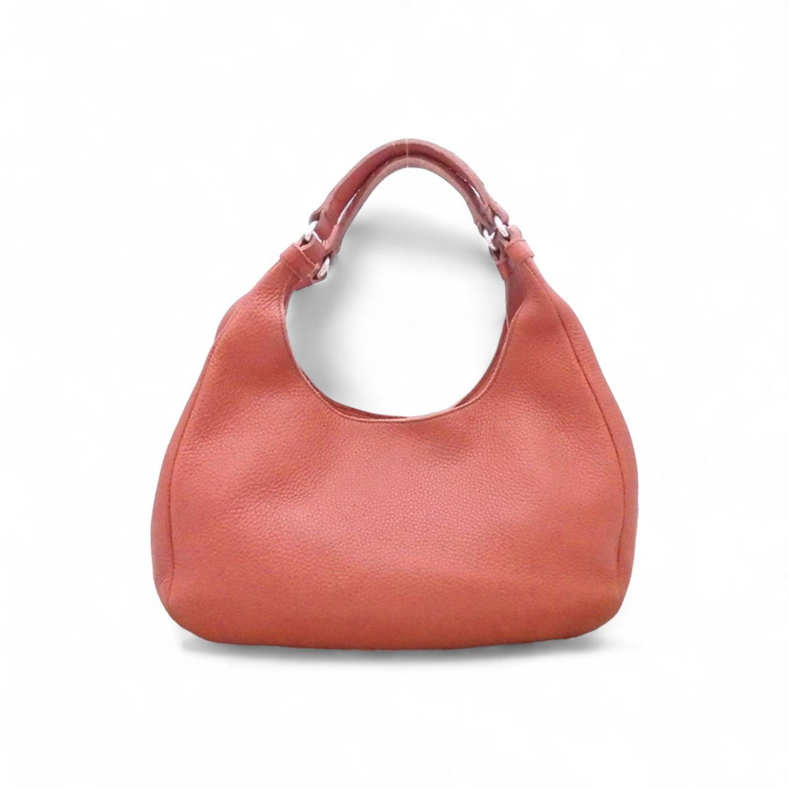 Bottega Veneta Bottega Veneta - Orange Hobo Handbag Leather Size ONE SIZE - 1 Thumbnail