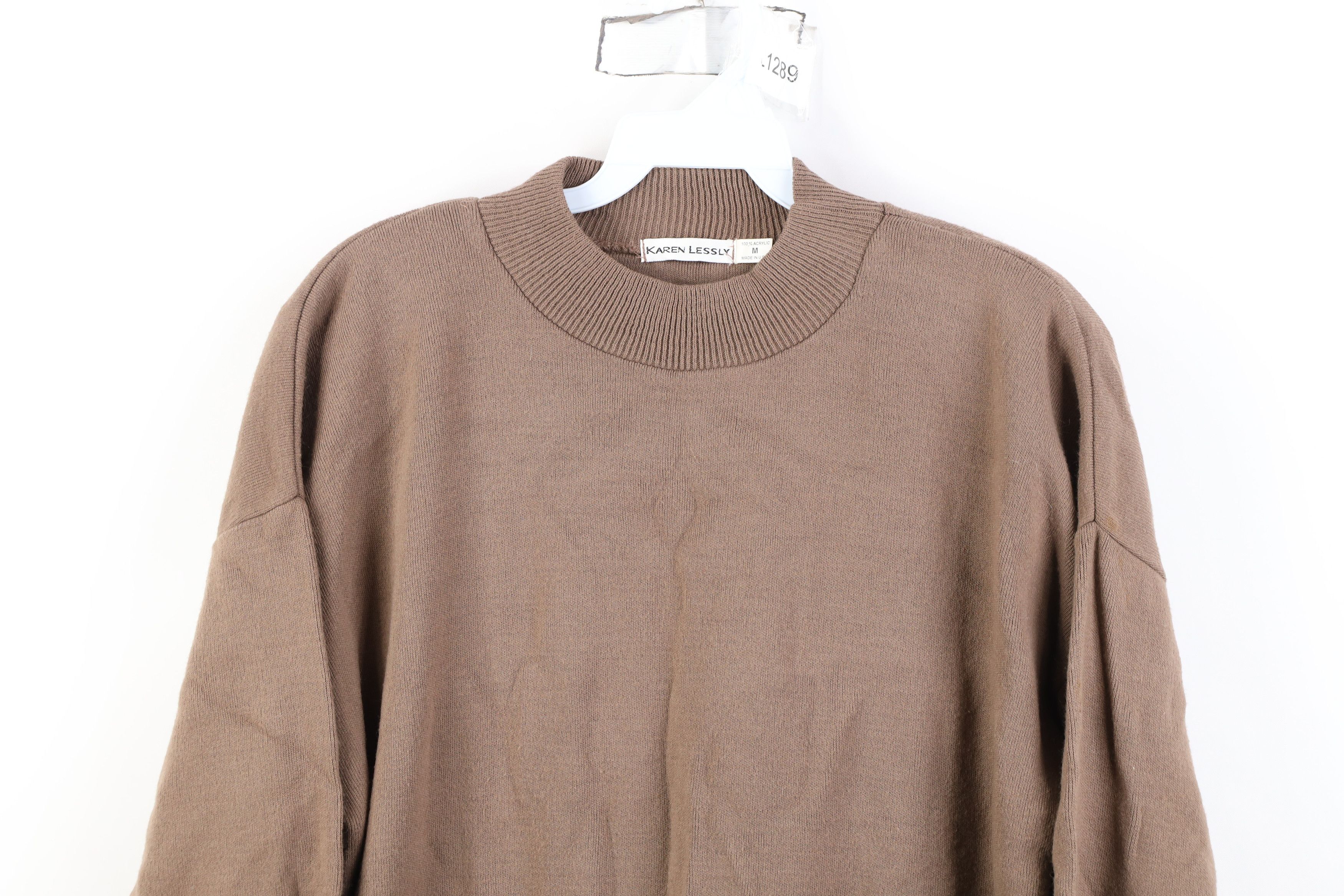Vintage Vintage 90s Streetwear Ribbed Knit Pocket Sweater USA Size M / US 6-8 / IT 42-44 - 2 Thumbnail