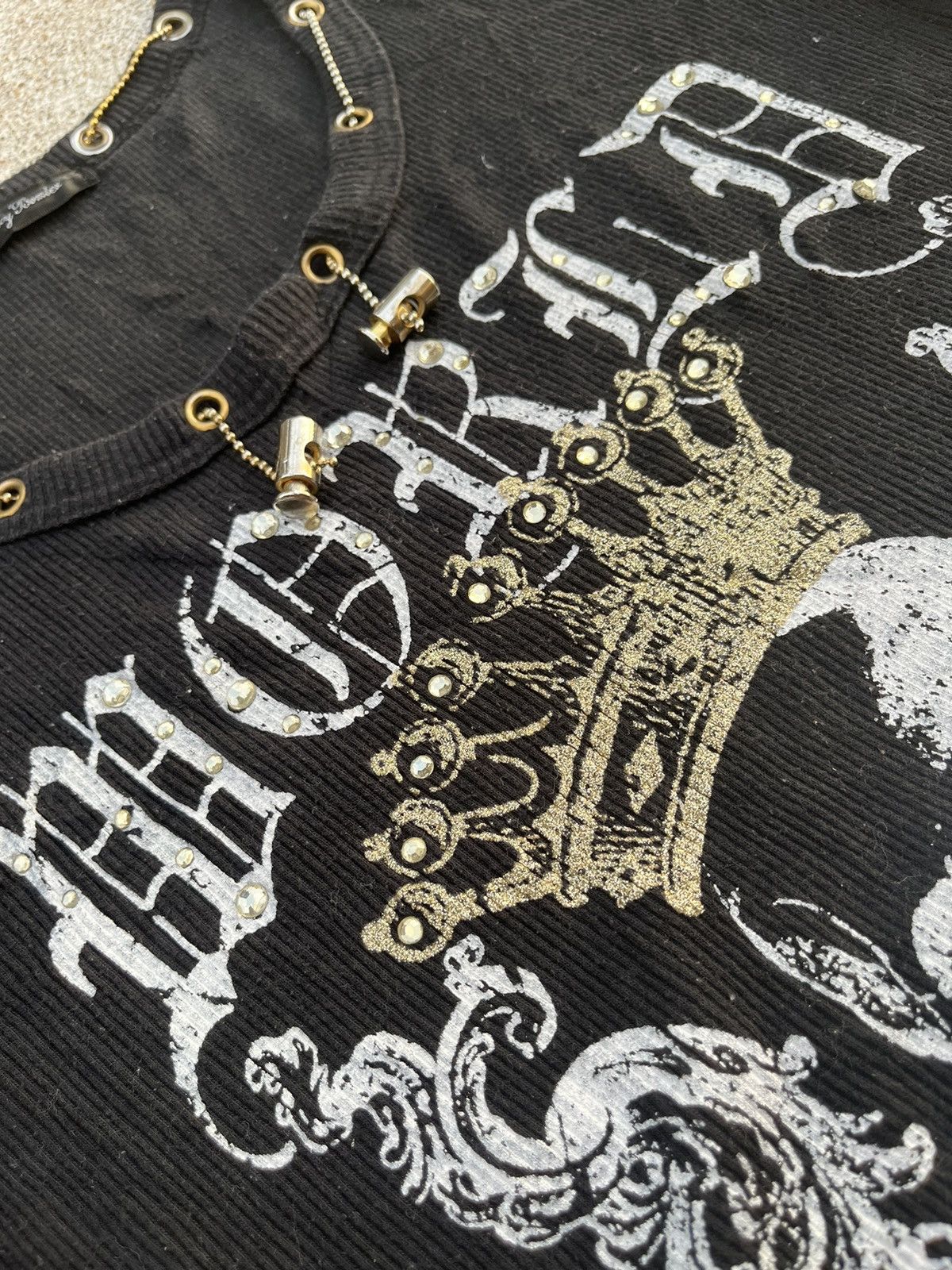 If Six Was Nine Japanese~SlayBomber Punk Skull Seditionaries T-Shirt Size L / US 10 / IT 46 - 5 Thumbnail