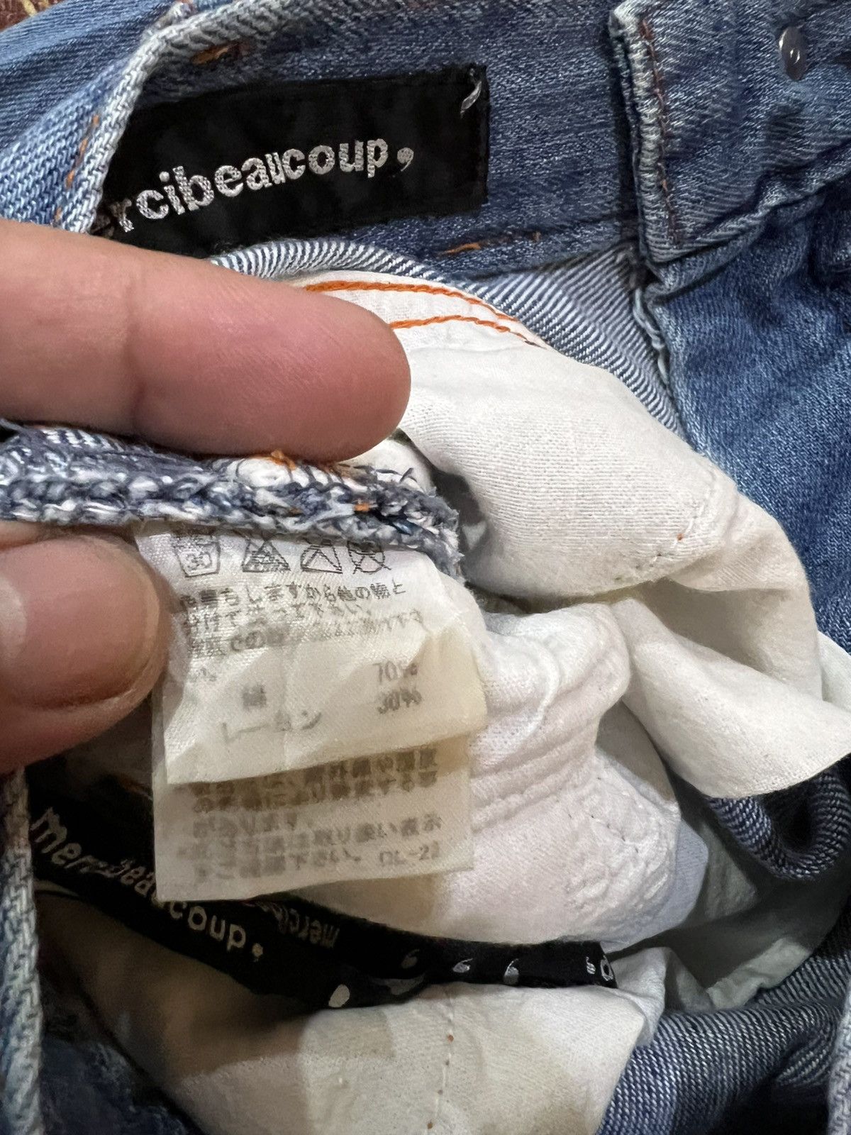 mercibeaucoup Vintage Mercibeacoup Multiple Pocket Jean Size US 28 / EU 44 - 16 Thumbnail