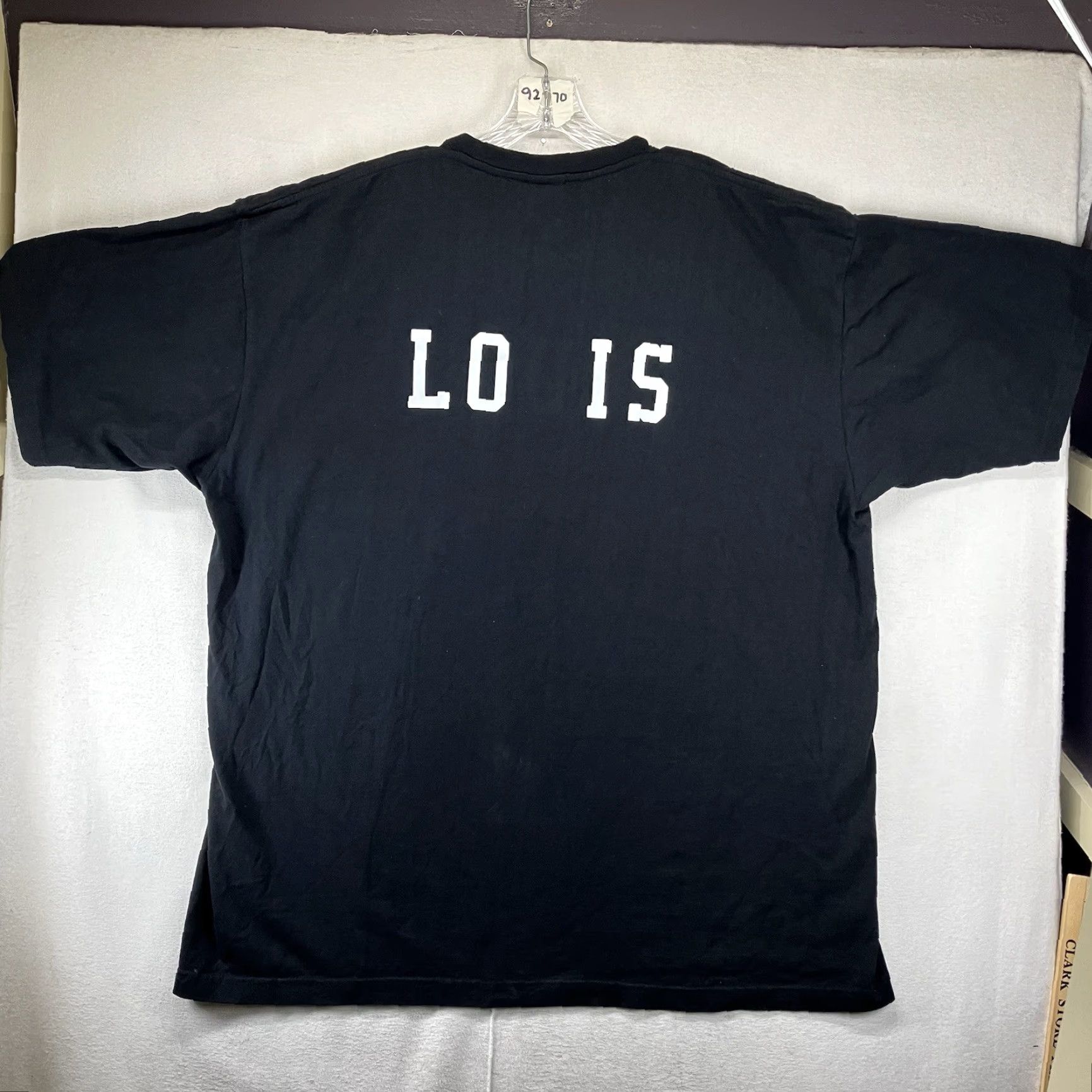 Vintage VINTAGE 90s Rap Style Black T Shirt Hooded 2XL Men Regular Fit Crew Neck Size US XXL / EU 58 / 5 - 2 Thumbnail