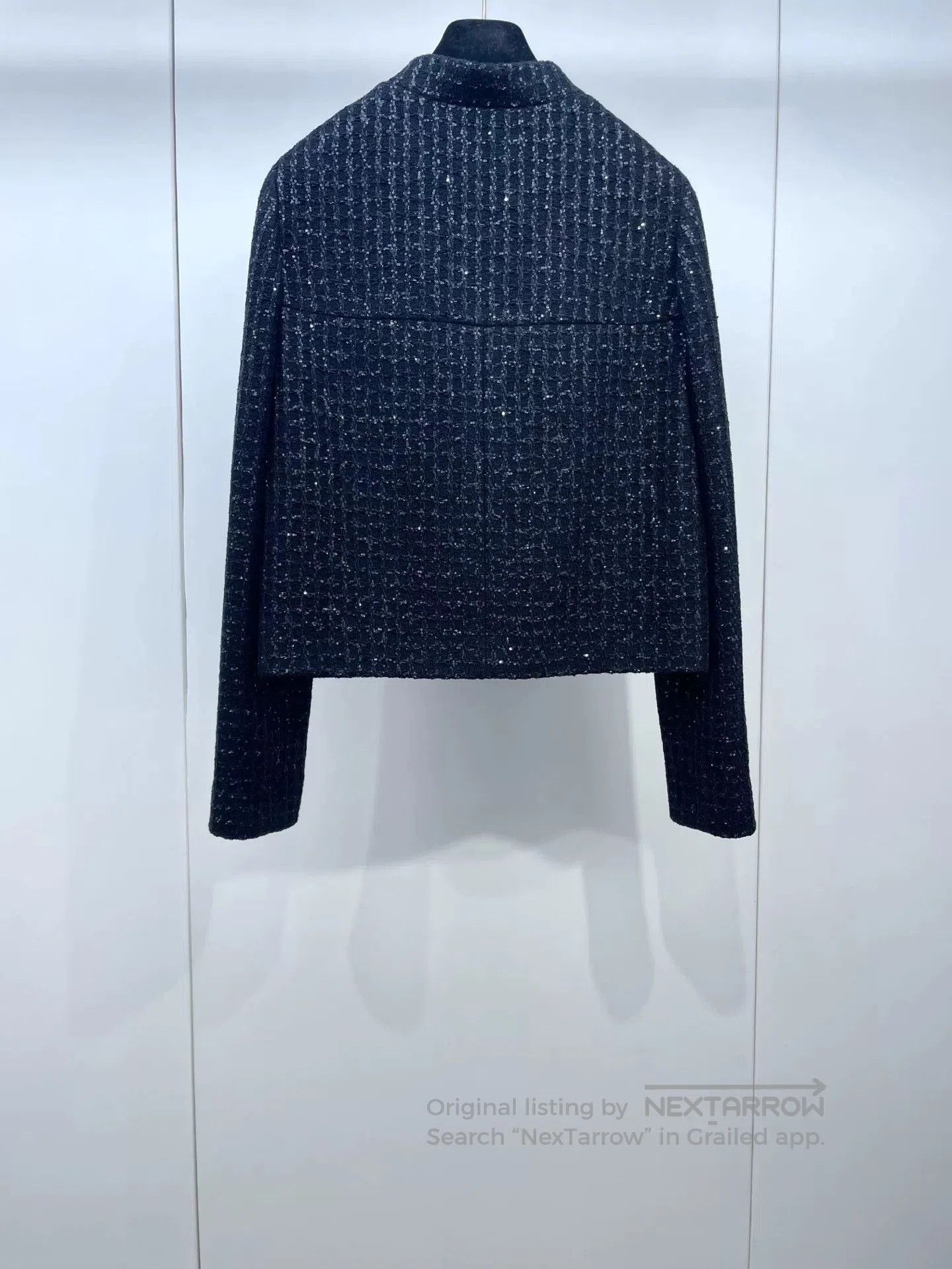 Chanel Chanel 25C Shimmer Stand Collar Tweed Jacket. Size XXS / US 00 / IT 34 - 2 Thumbnail