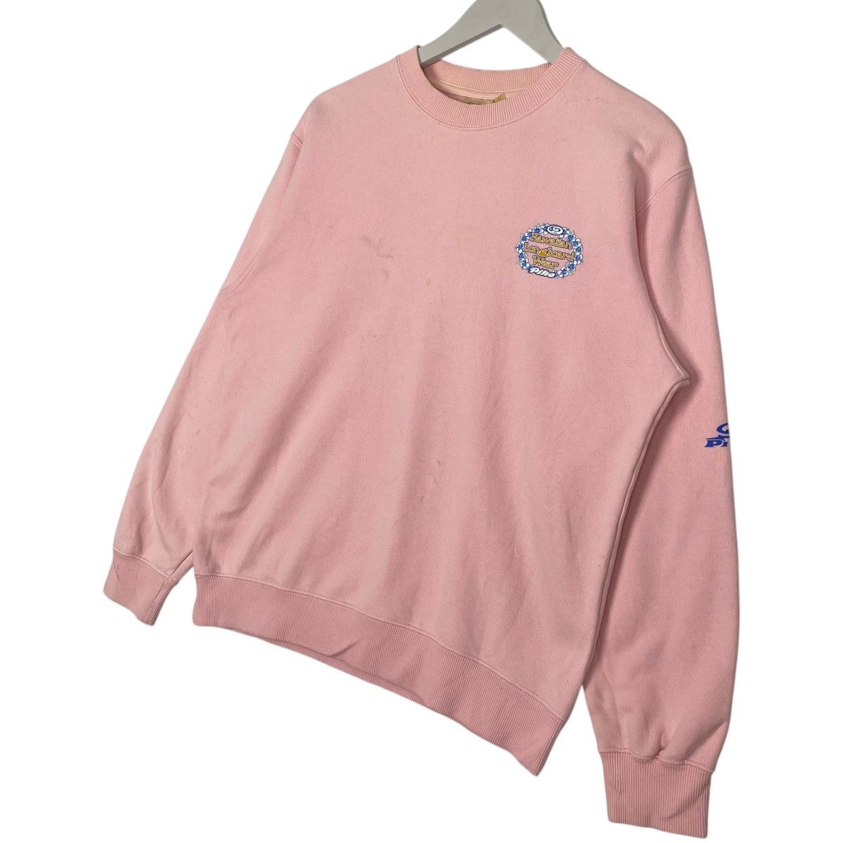 Vintage Vintage Piko Hawaiian Sweatshirt Crewneck Pink Size M Size M / US 6-8 / IT 42-44 - 2 Thumbnail