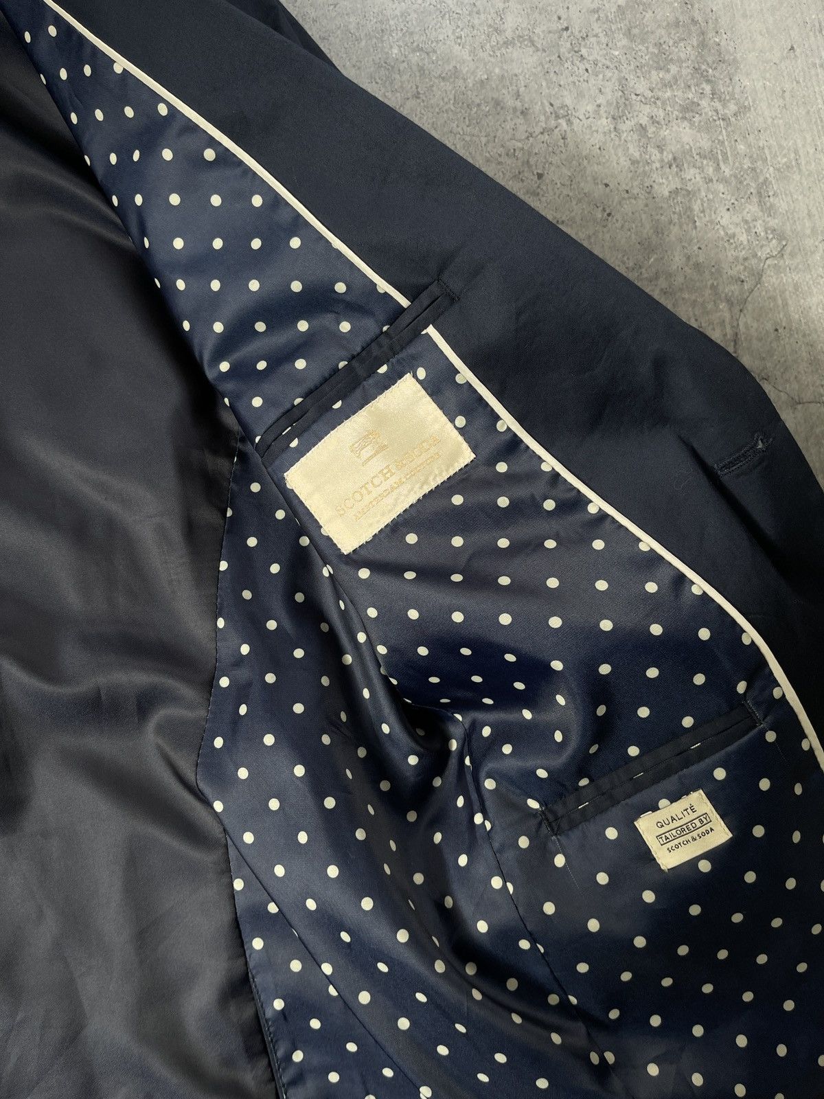 Scotch & Soda Scotch&Soda Sample Washed Black Blazer Size 48S - 5 Thumbnail